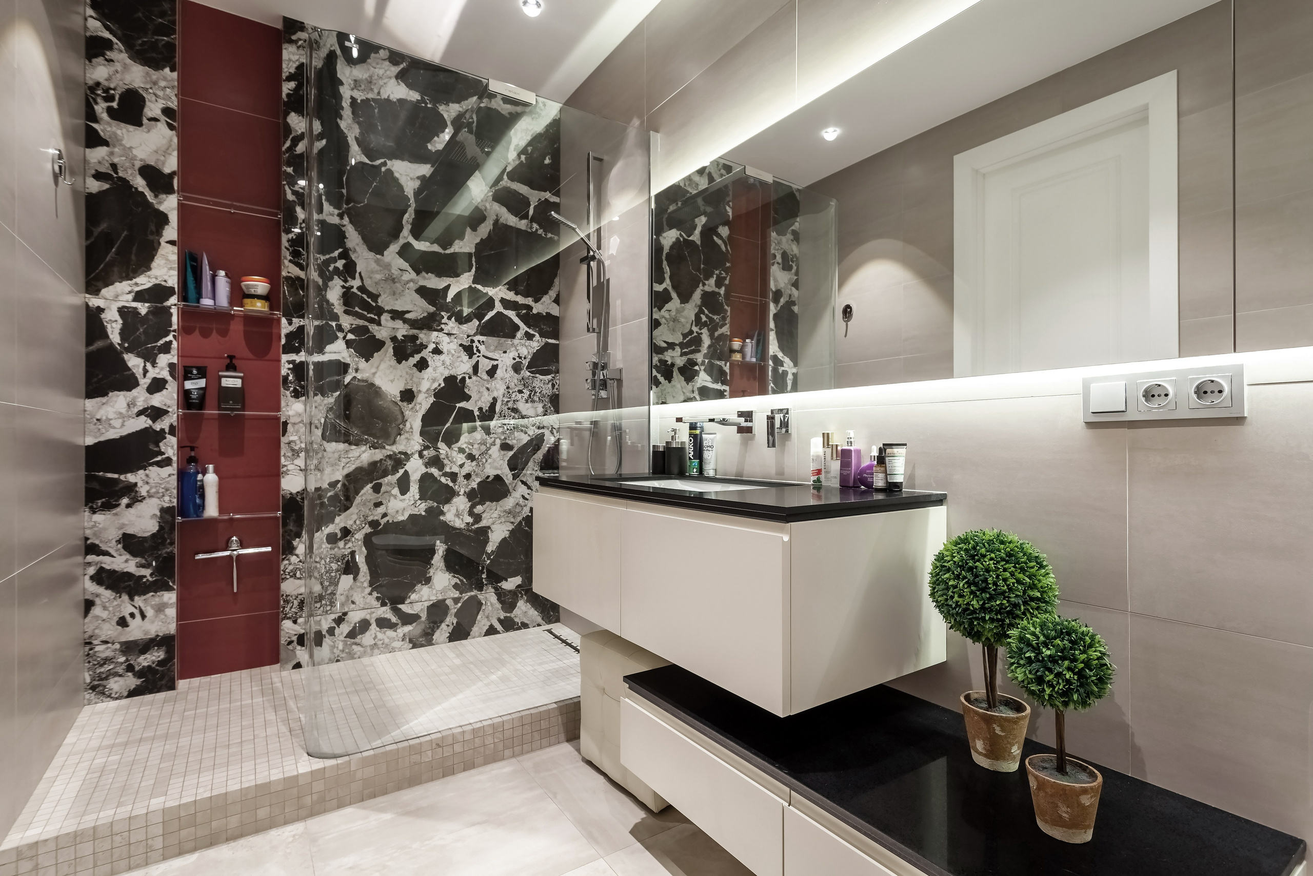 Дизайнер интерьера Москва, дизайнер Диана Миронова, дизайн проект Москва,  дизайн интерьера ванной, дизайн ванны, дизайн санузла, интерьер ванной