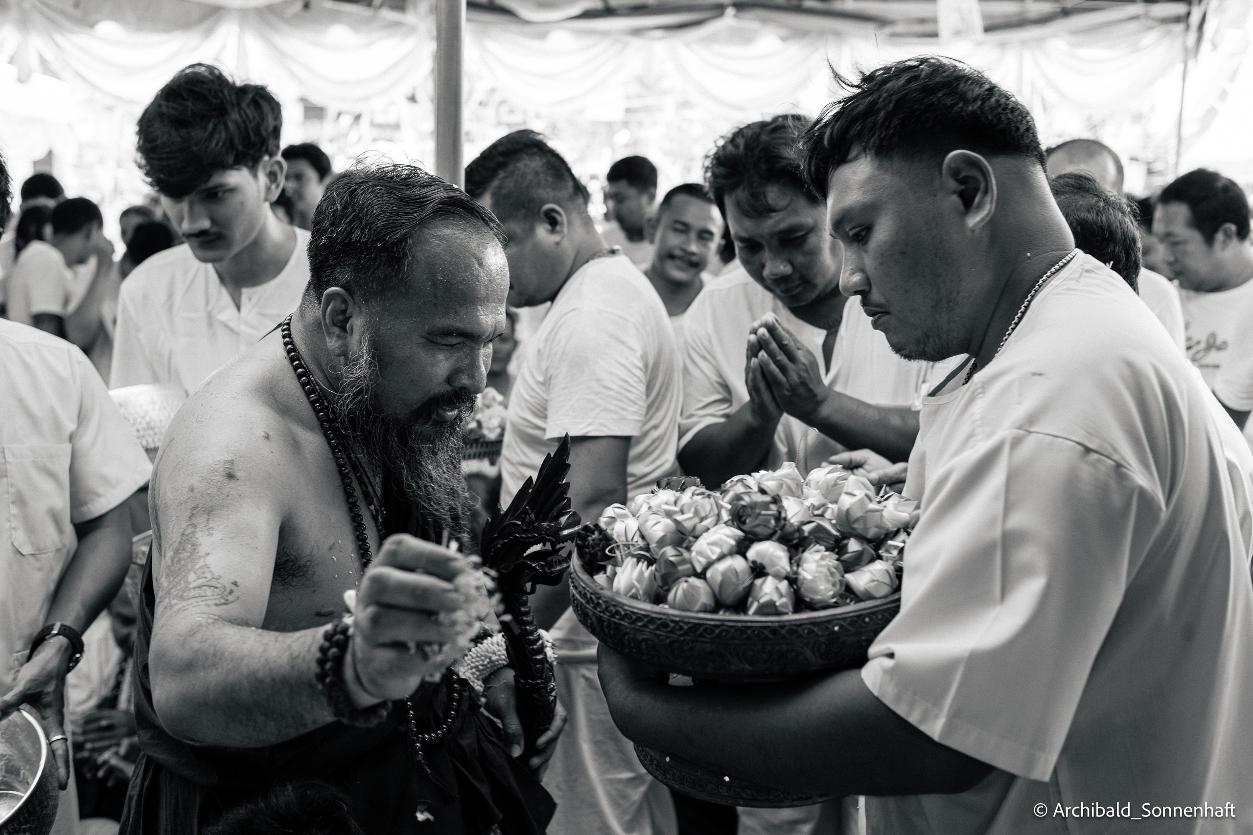 Thai monk. Photographer in Guangzhou, China. Archibald Sonnenhaft