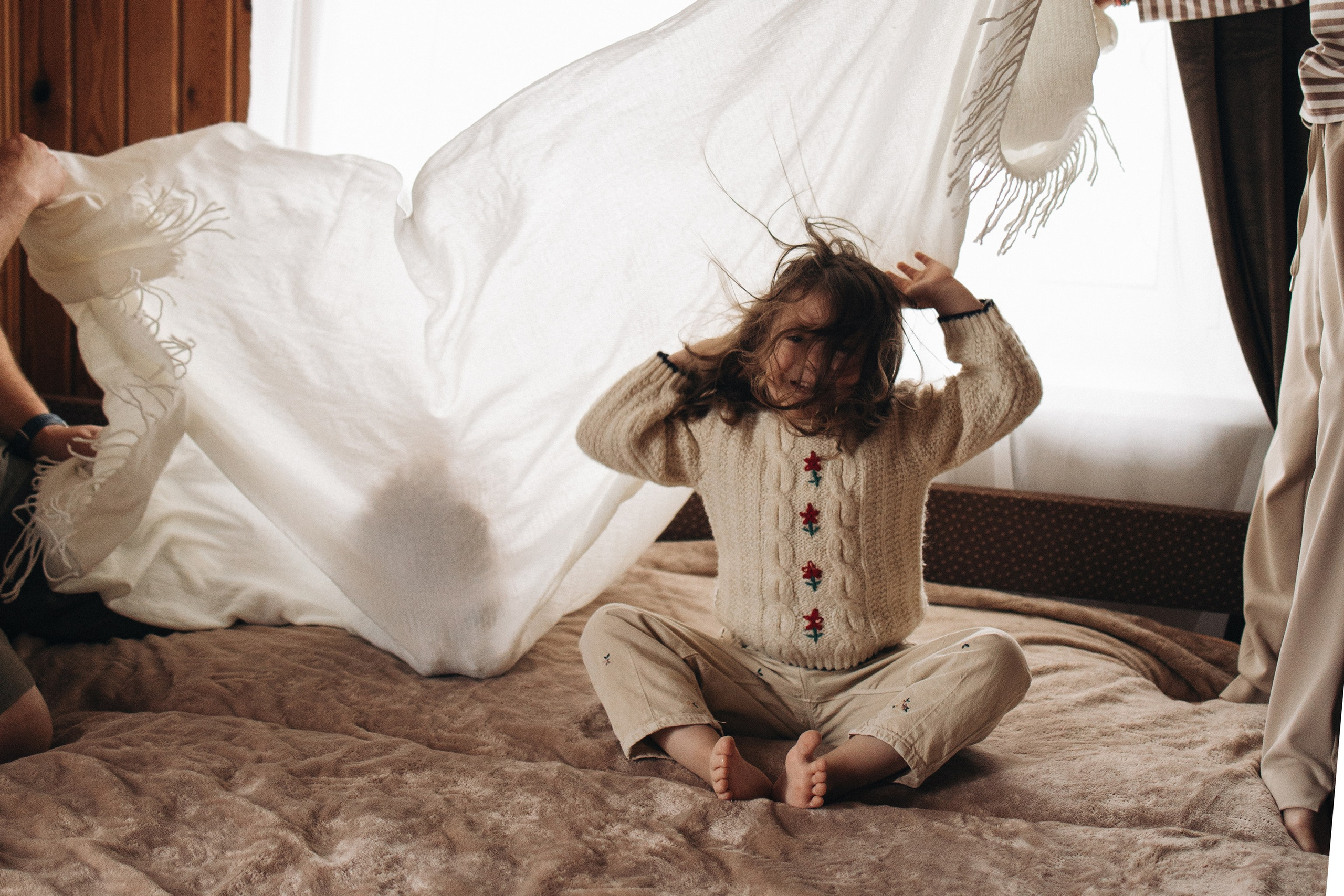 Домашняя съемка для Семёна, Маруси и Ани. Семейный фотограф в Москве Марина Петра