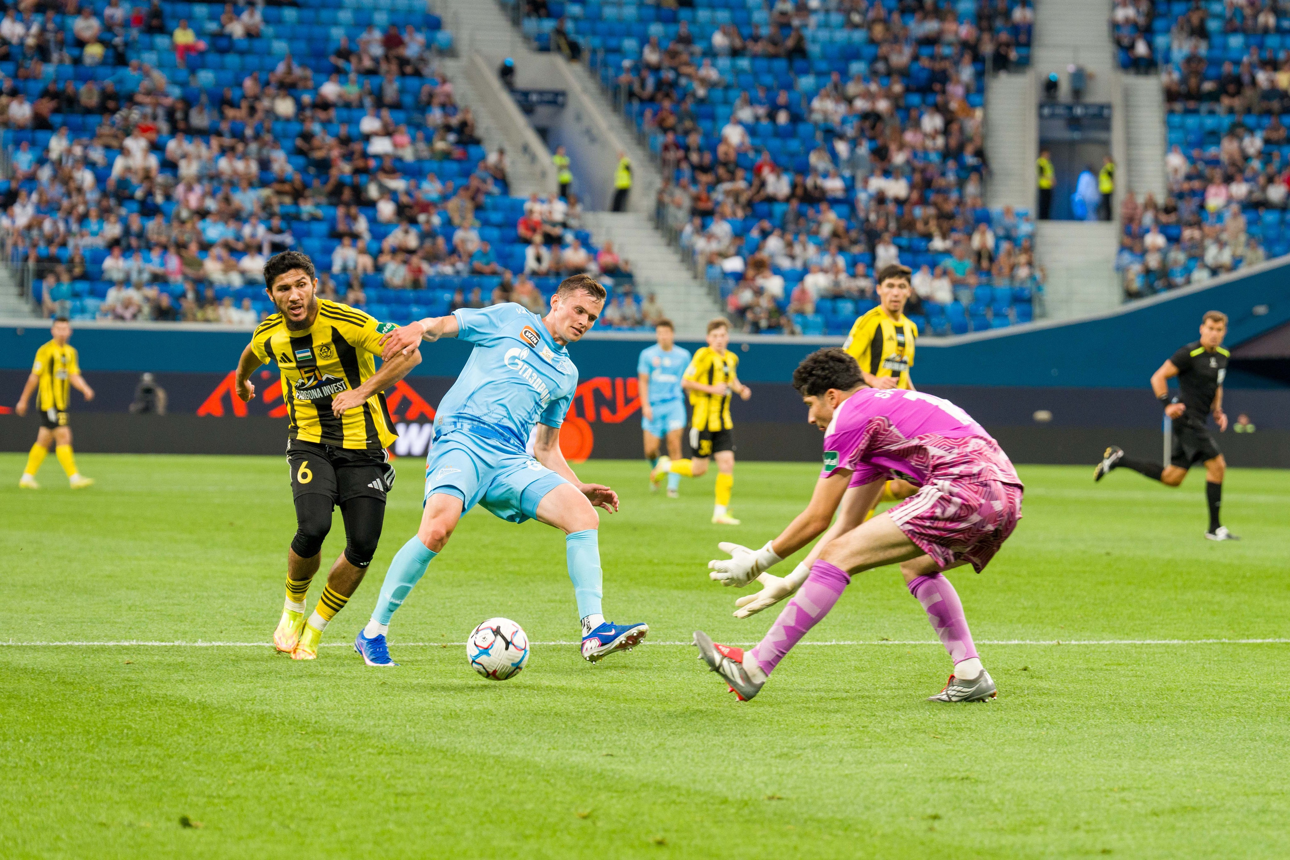 Zenit vs Neftchi 4-1 — Winline Super Series photo gallery, Gazprom Arena | Anton Gauf
