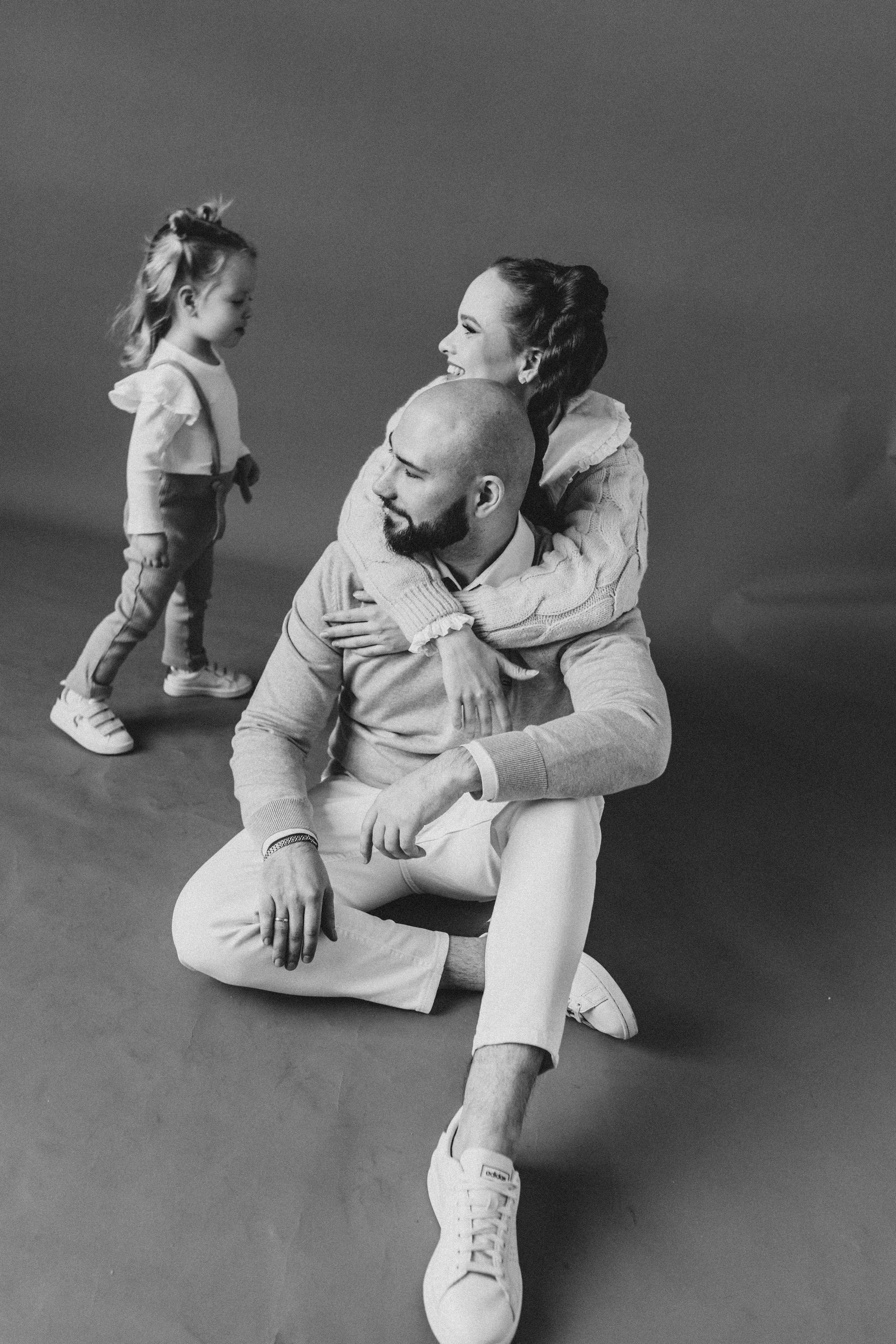 Семейная съемка в студии. Семейный и детский фотограф в Санкт-Петербурге Авдошова Надежда