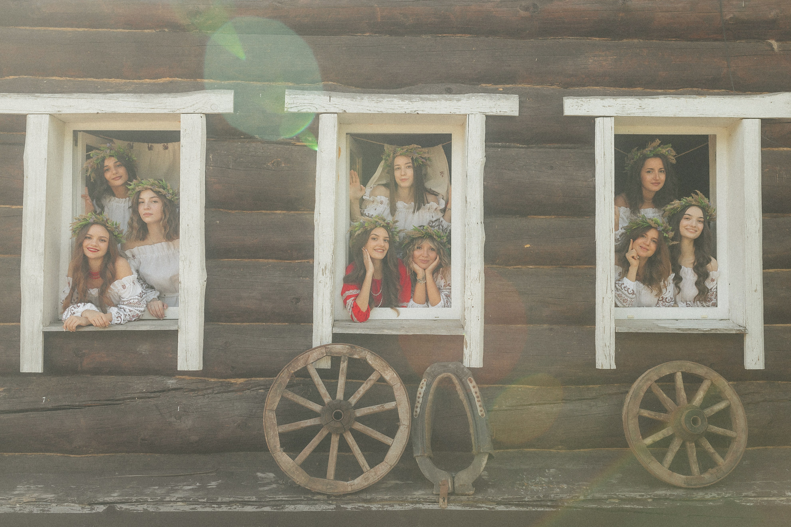 Девичник в стиле A LA RUSSE. Свадебный фотограф в Москве Николай Болт