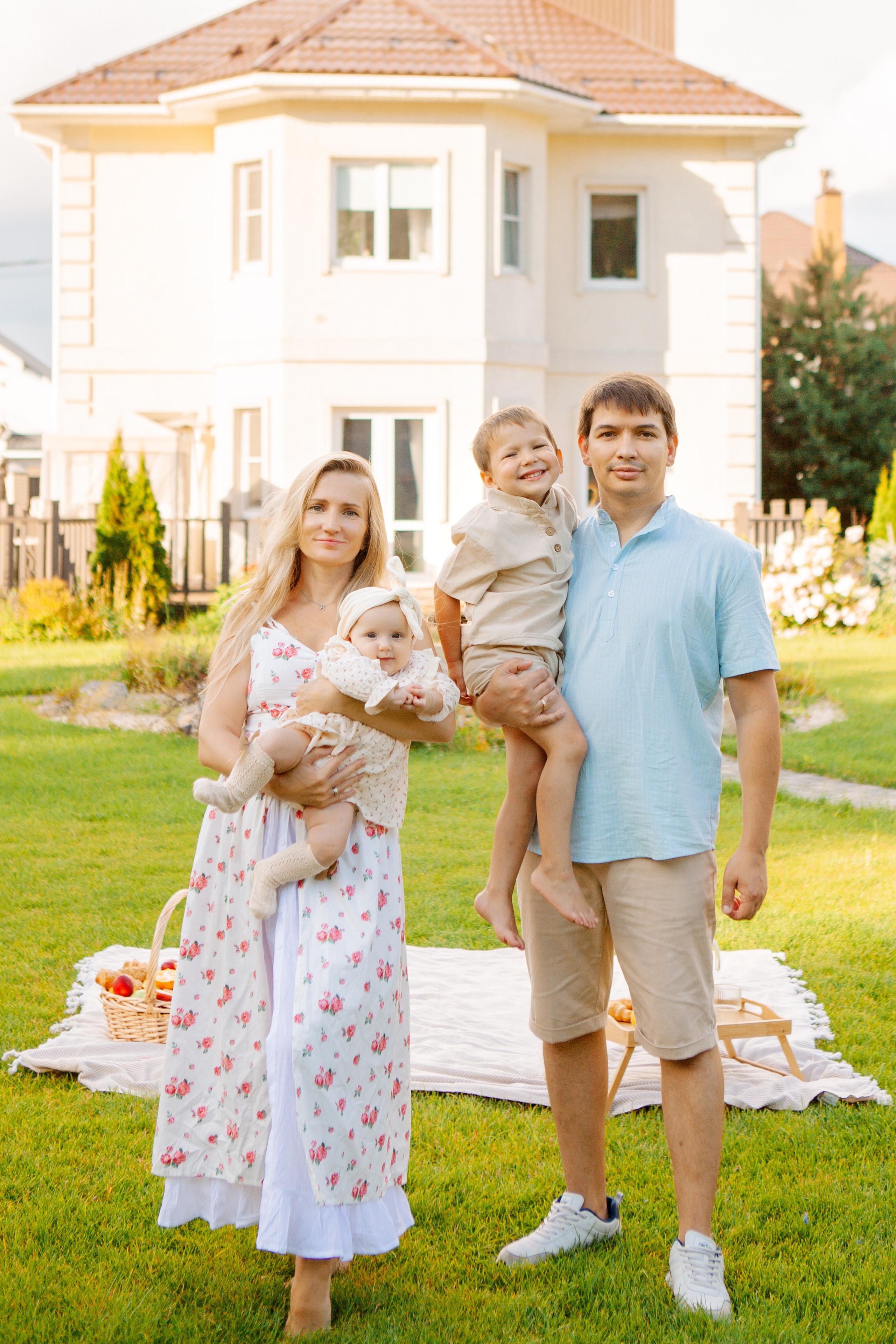 Семейная фотосессия дома. Фотограф Ольга Ефремова