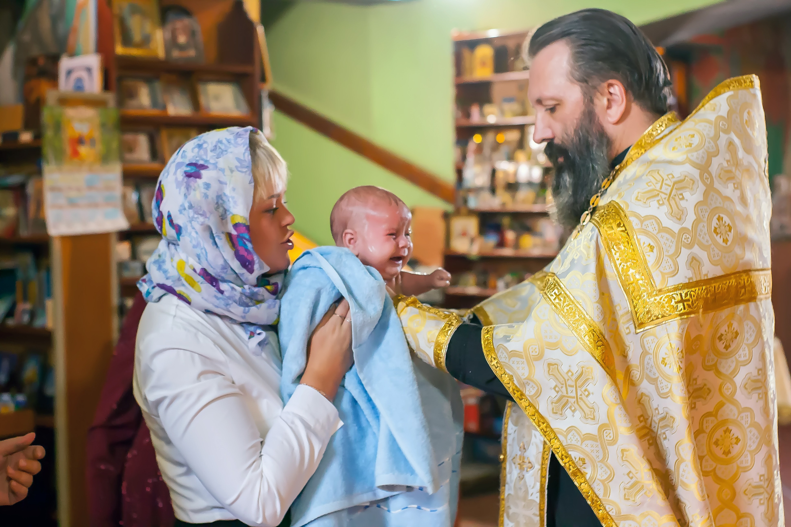 Крещение в п. Сероглазка (август 2017). Репортажная съемка в Москве и области. Анималистика