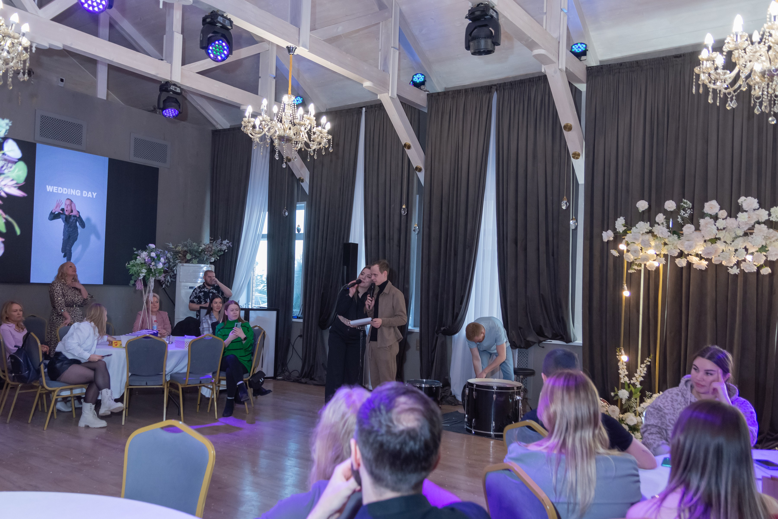 Свадебное чаепитие для молодоженов