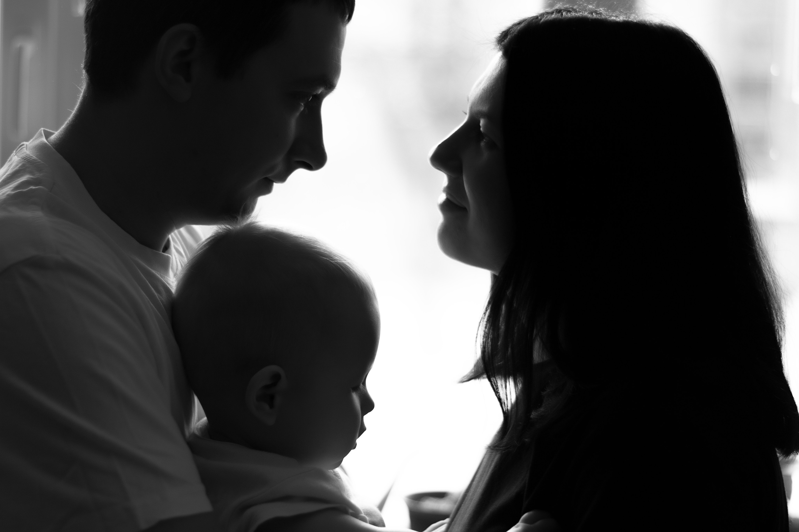 Евгения, Борис и Левушка (домашняя). Детский и семейный фотограф Юлия Полянина