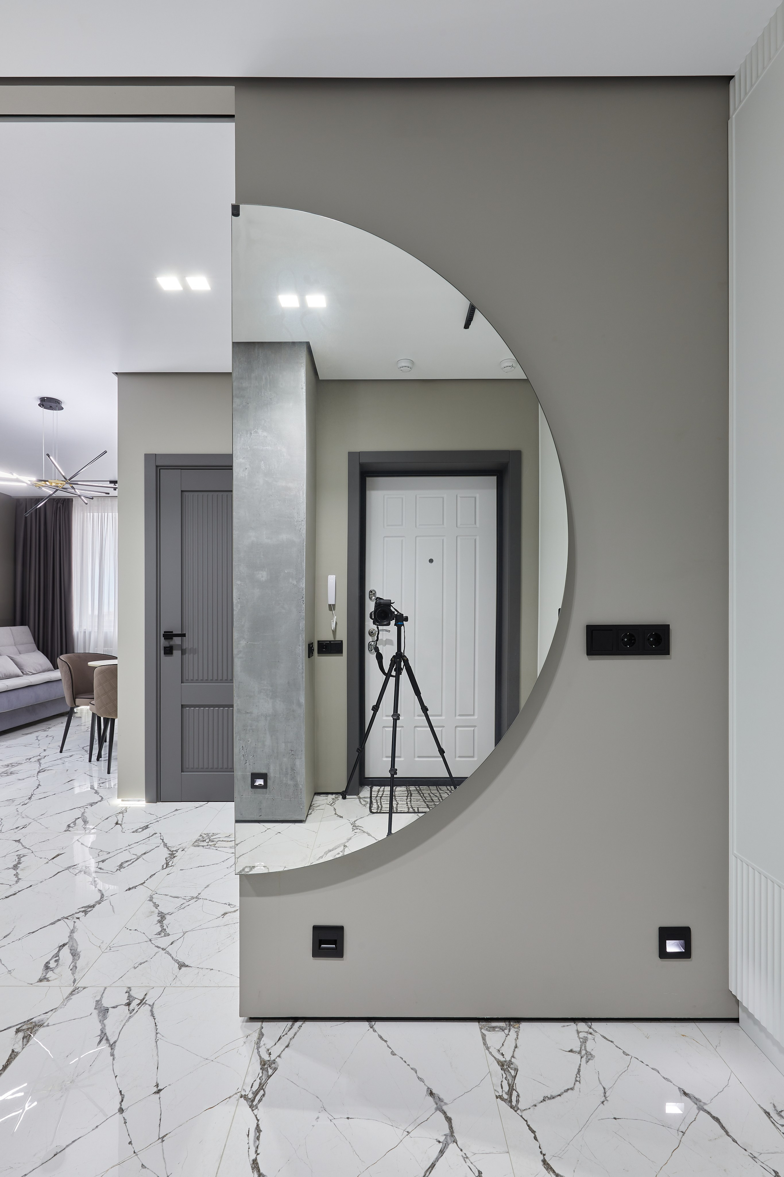 1-КОМНАТНАЯ С ДИЗАЙНЕРСКИМ РЕМОНТОМ В ЖК АЛЬПИЙСКИЙ КВАРТАЛ. Интерьерный фотограф в Сочи Анисимова Ольга