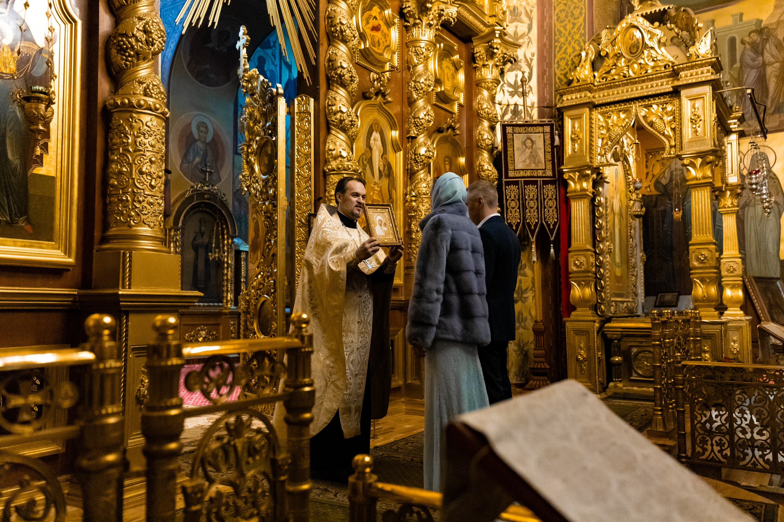 Венчание в Преображенском соборе. Фотограф Белгород