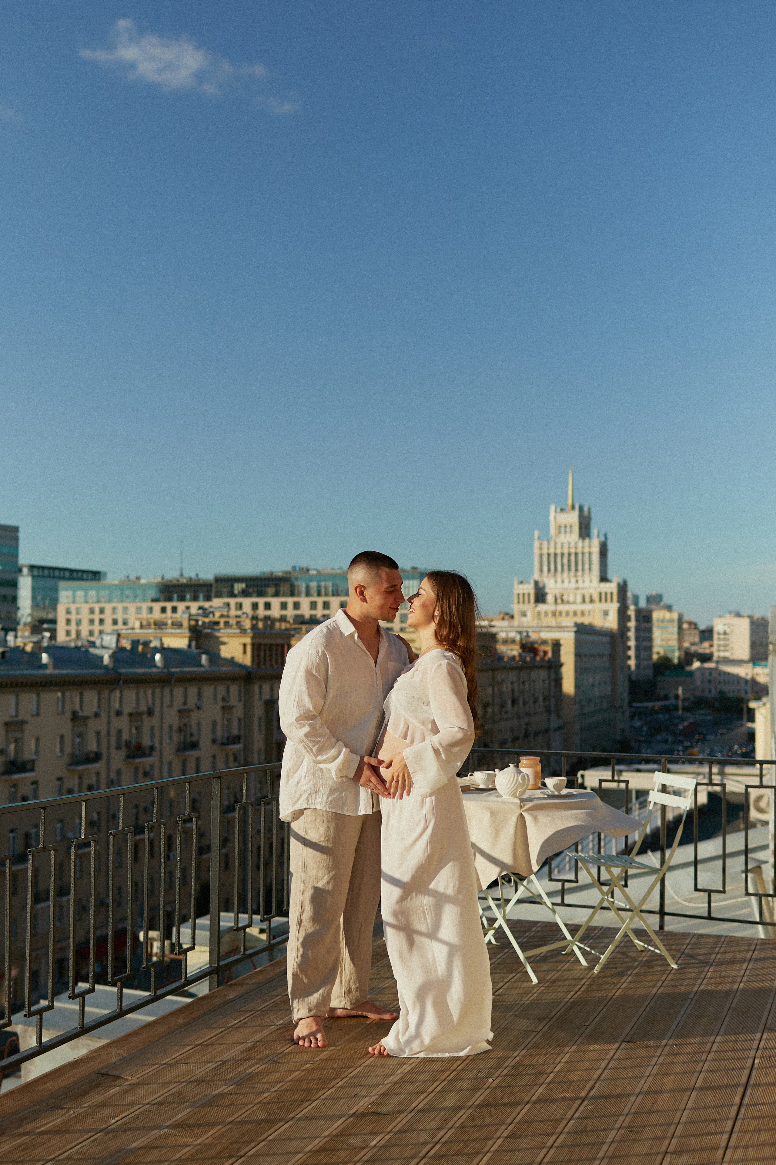 Любовь на крыше. Свадебный фотограф Москва Татьяна Кундельчук