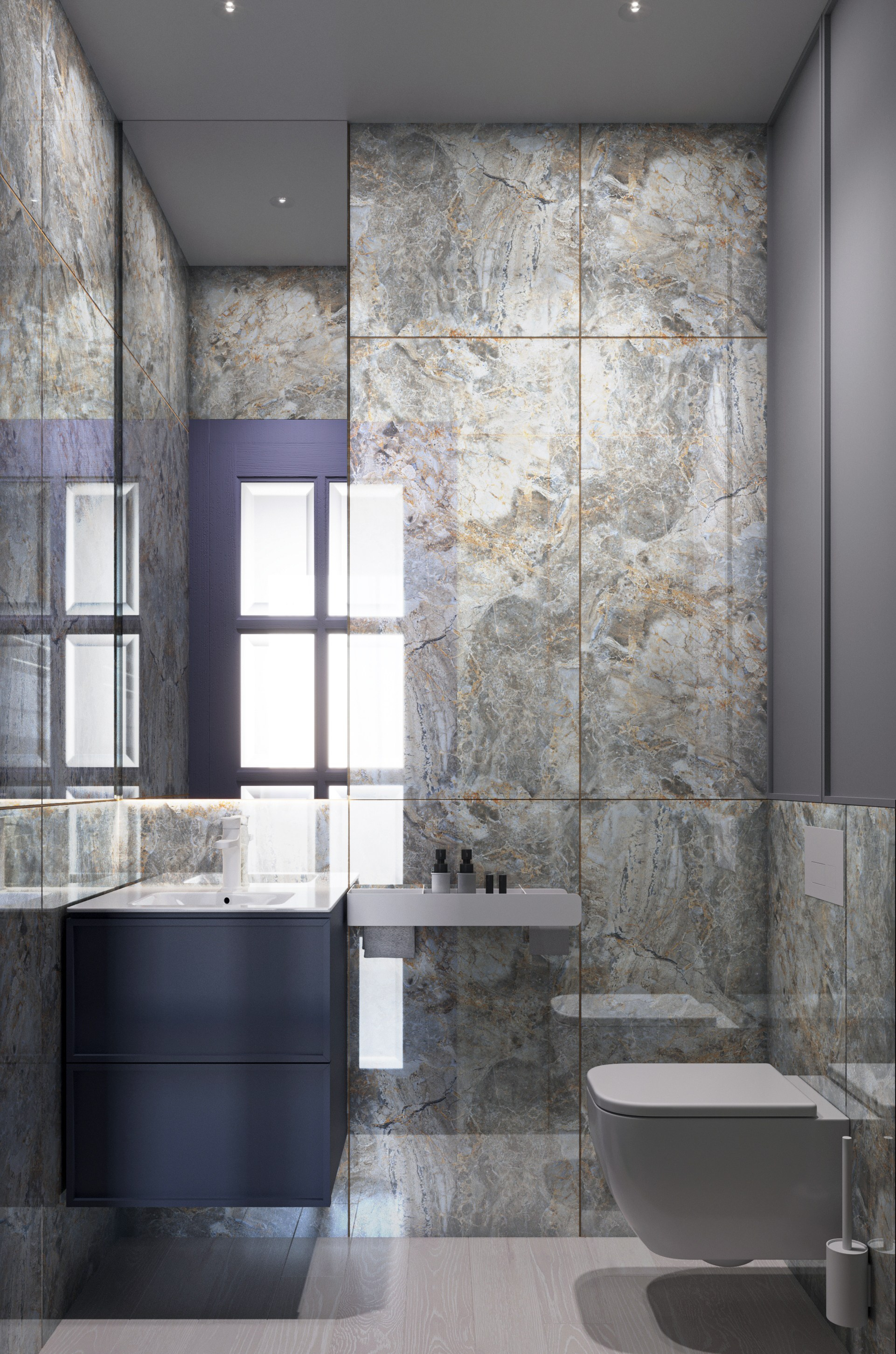 Neva House. 3D visualization of exteriors and interiors