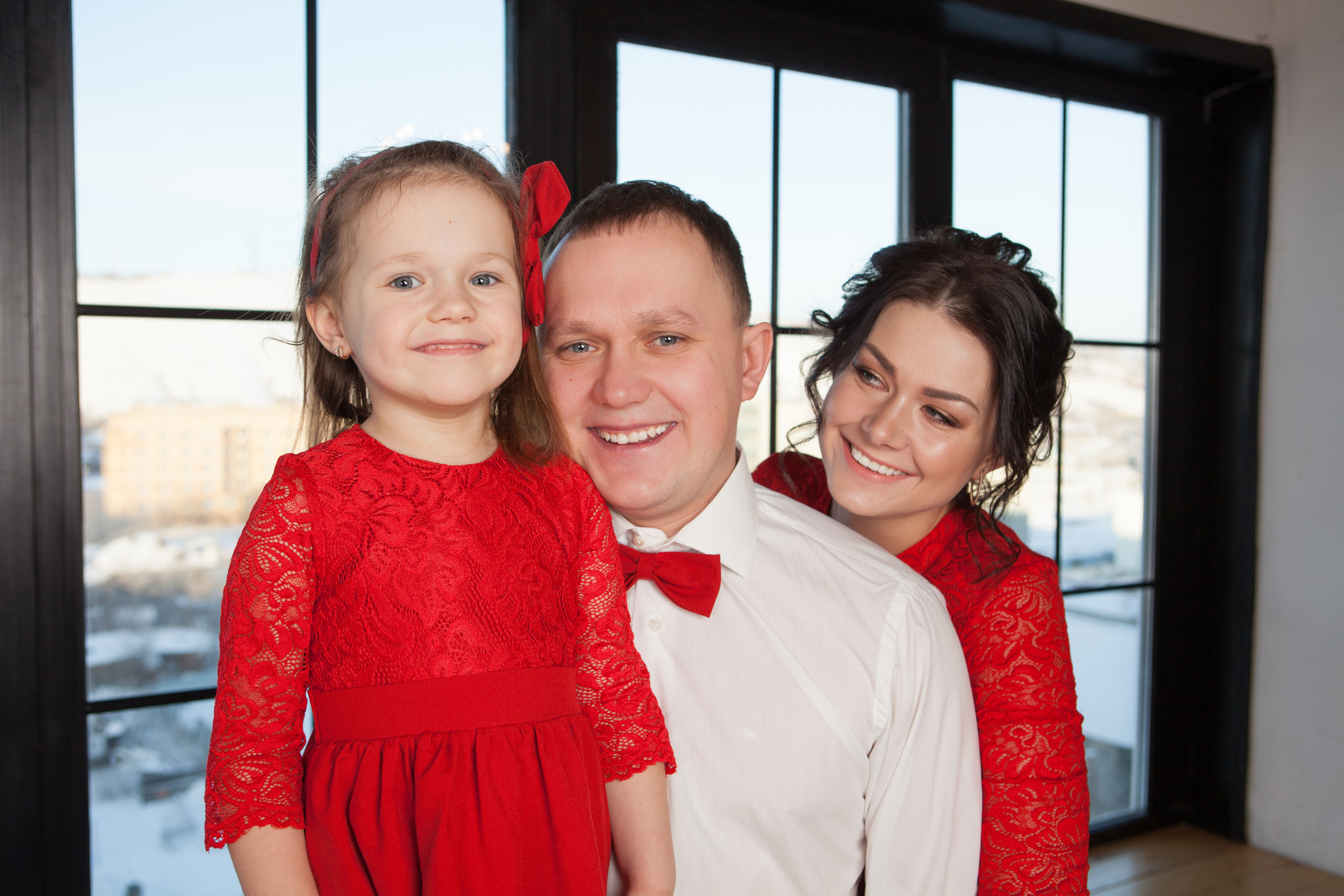 Анна и семья. Фотограф Дарья Локотко в Красноярске