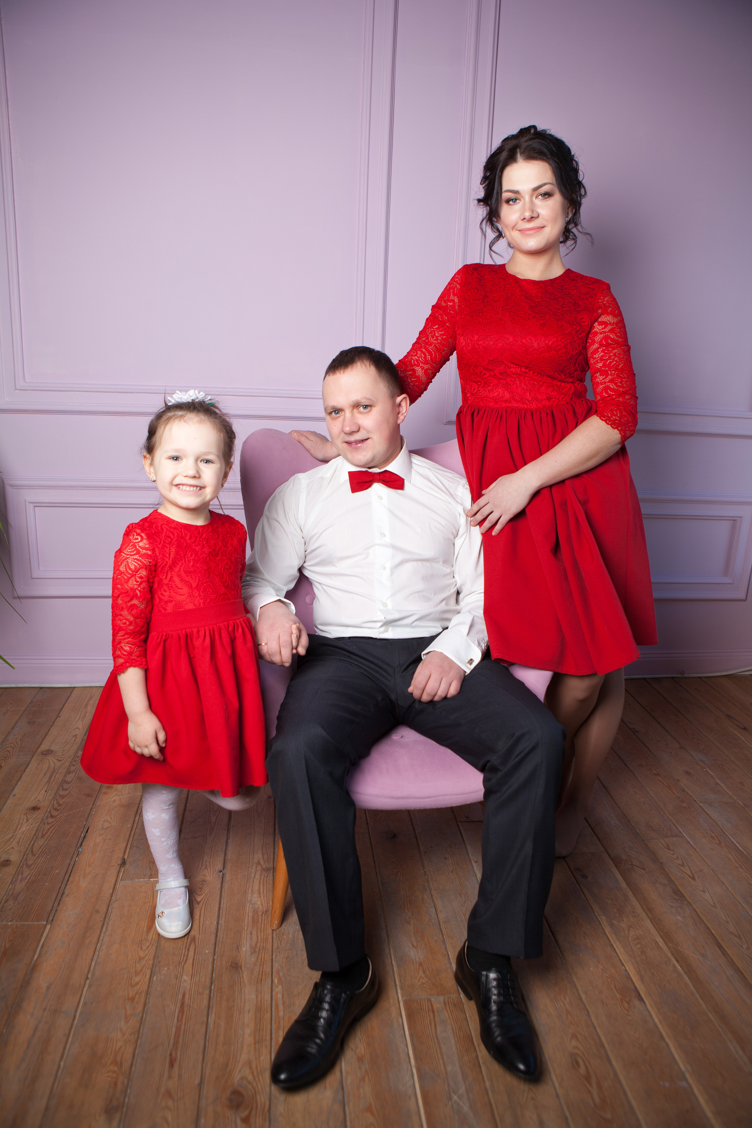 Анна и семья. Фотограф Дарья Локотко в Красноярске