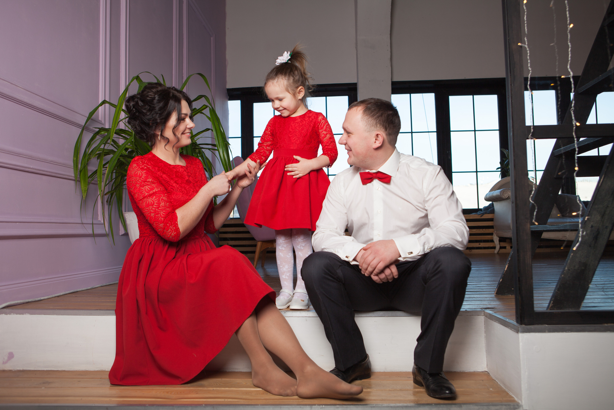 Анна и семья. Фотограф Дарья Локотко в Красноярске