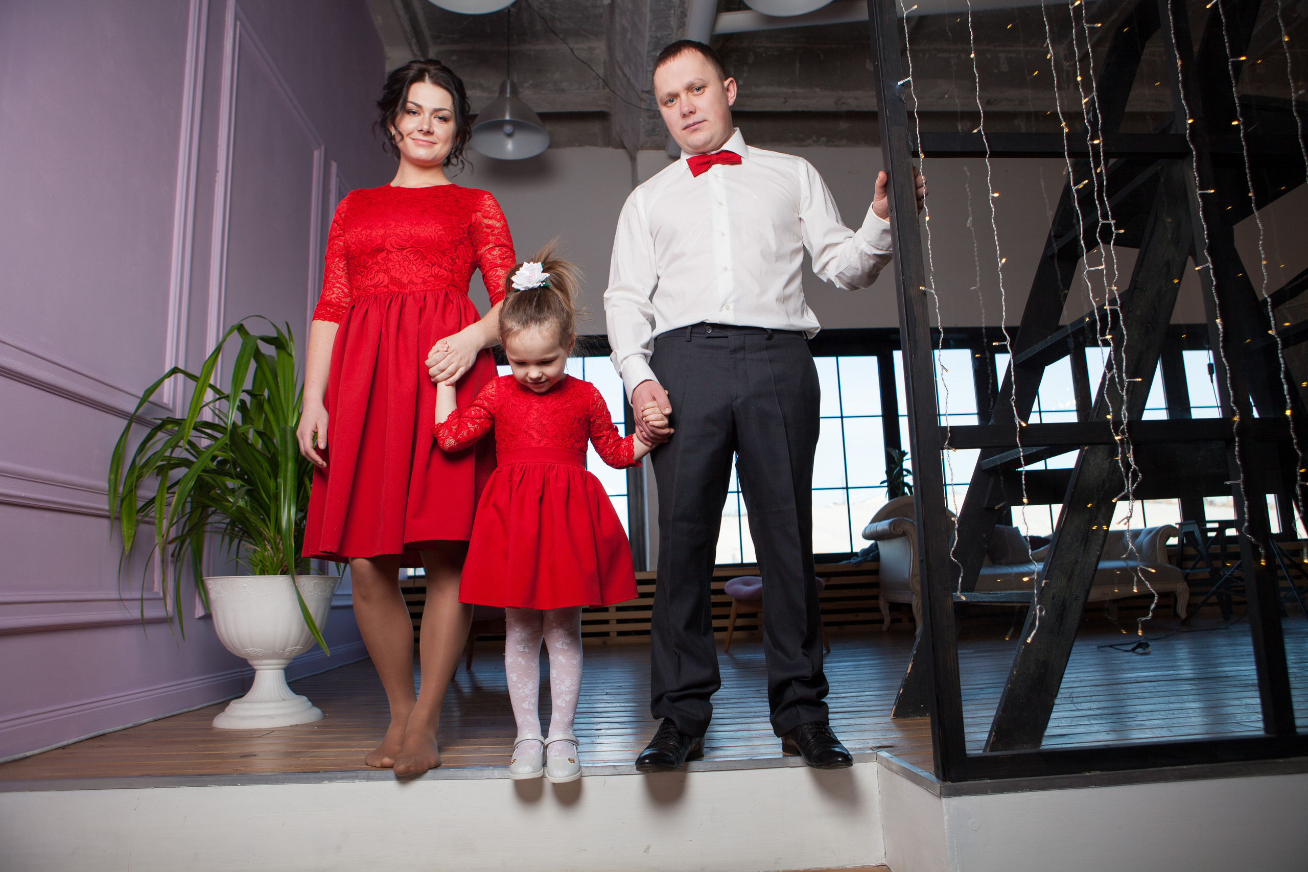 Анна и семья. Фотограф Дарья Локотко в Красноярске