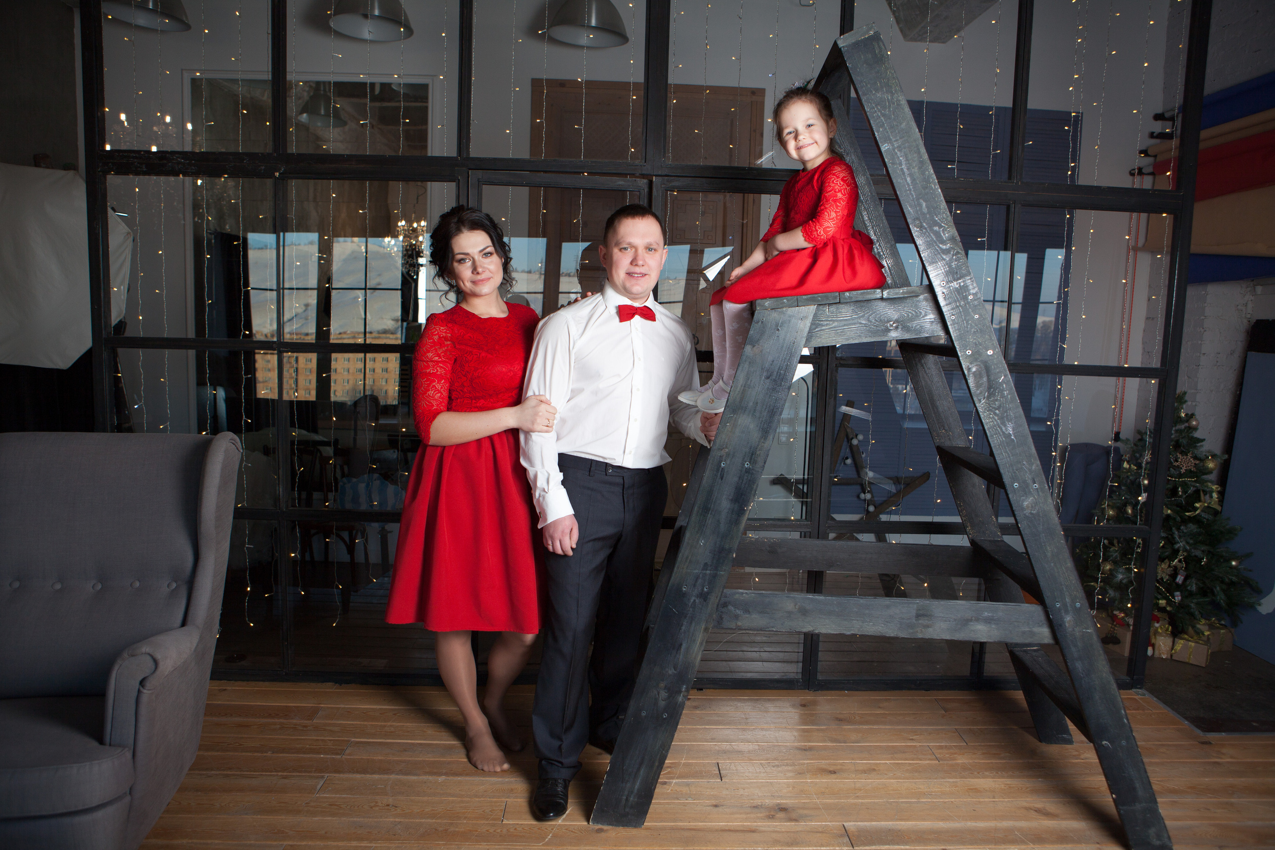 Анна и семья. Фотограф Дарья Локотко в Красноярске