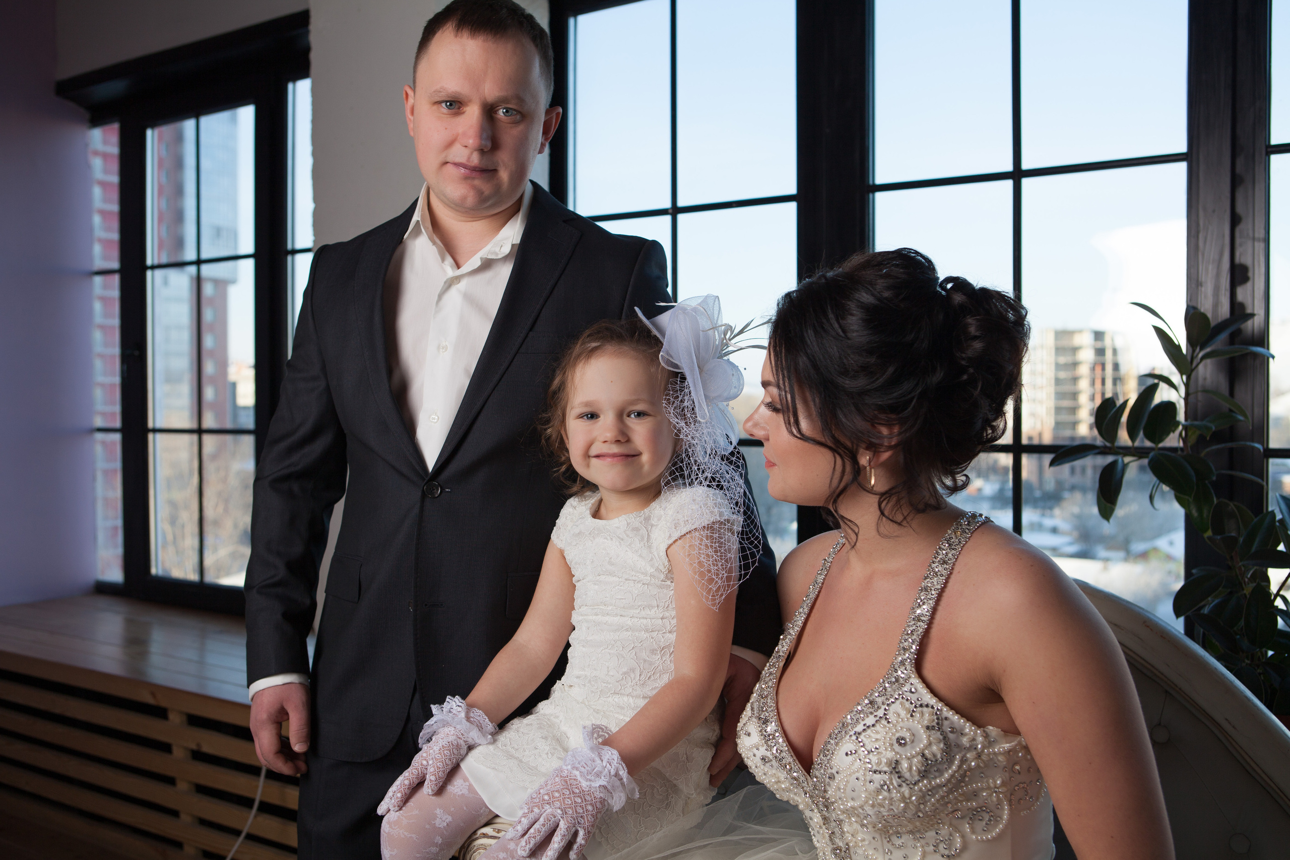 Анна и семья. Фотограф Дарья Локотко в Красноярске