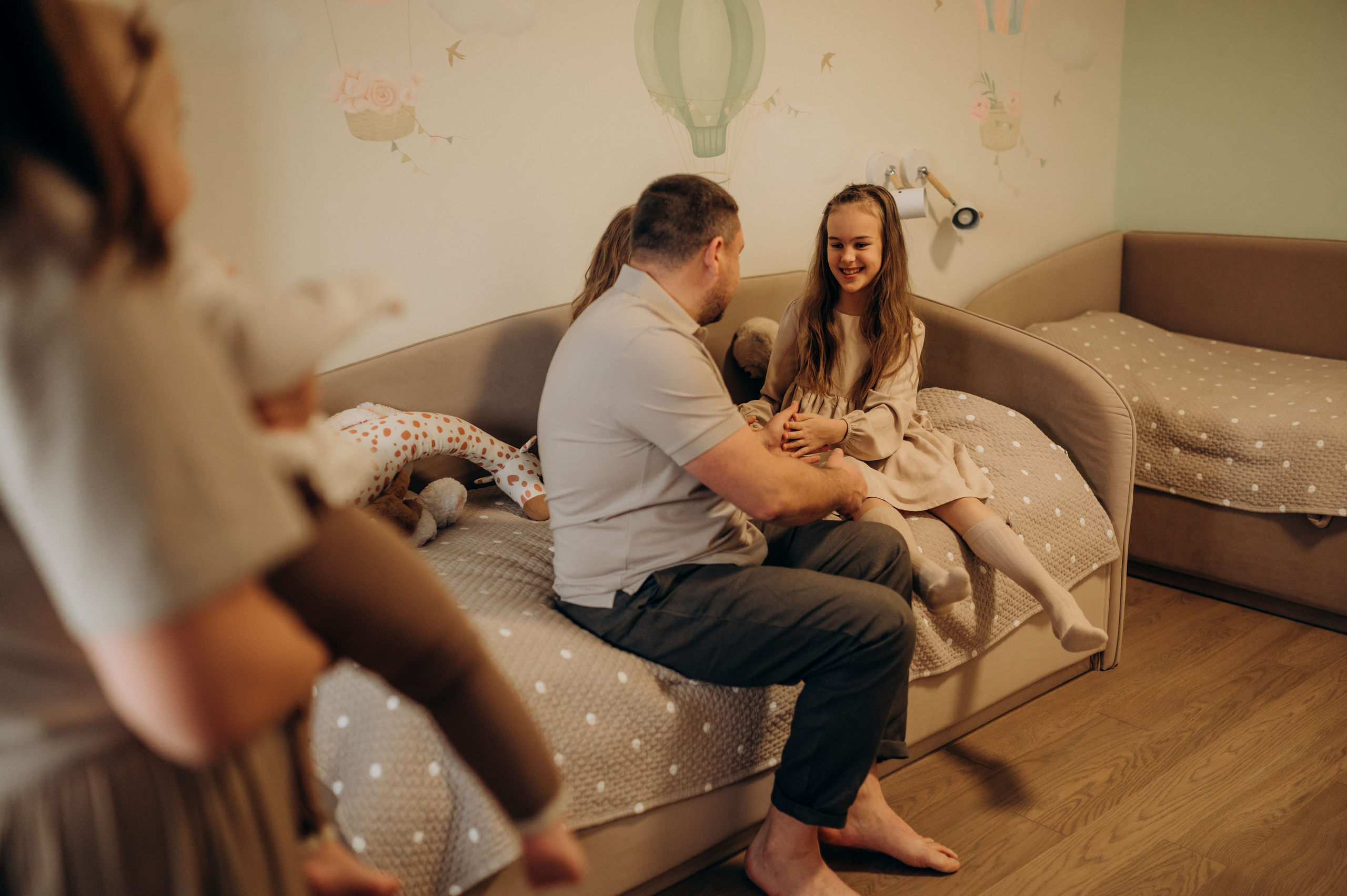 Годик младшей сестрёнке. Семейный фотограф в Домодедово и Москве Елена Пичугина