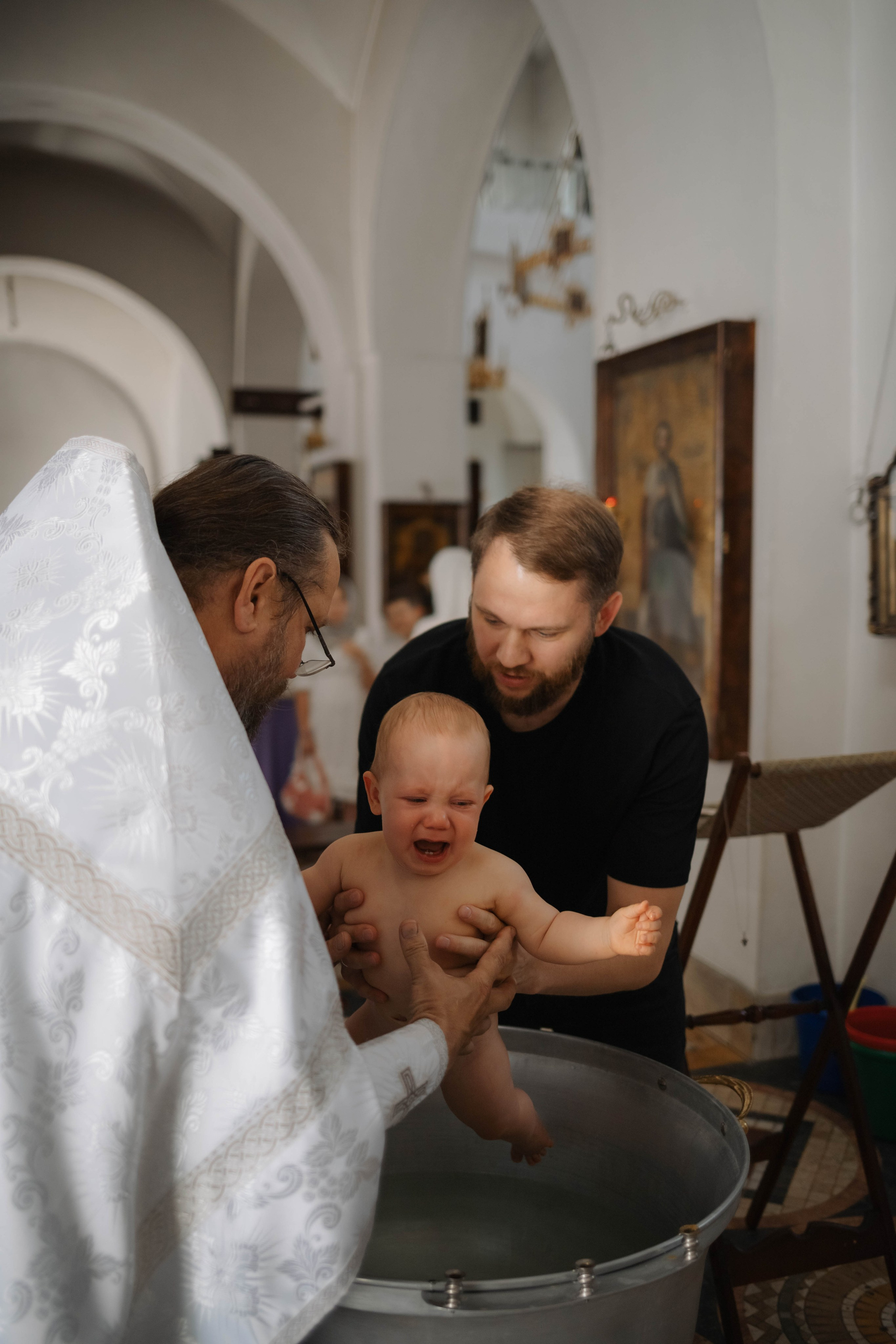 Крещение Миши. Семейный и детский фотограф в Москве Александра Нараевская
