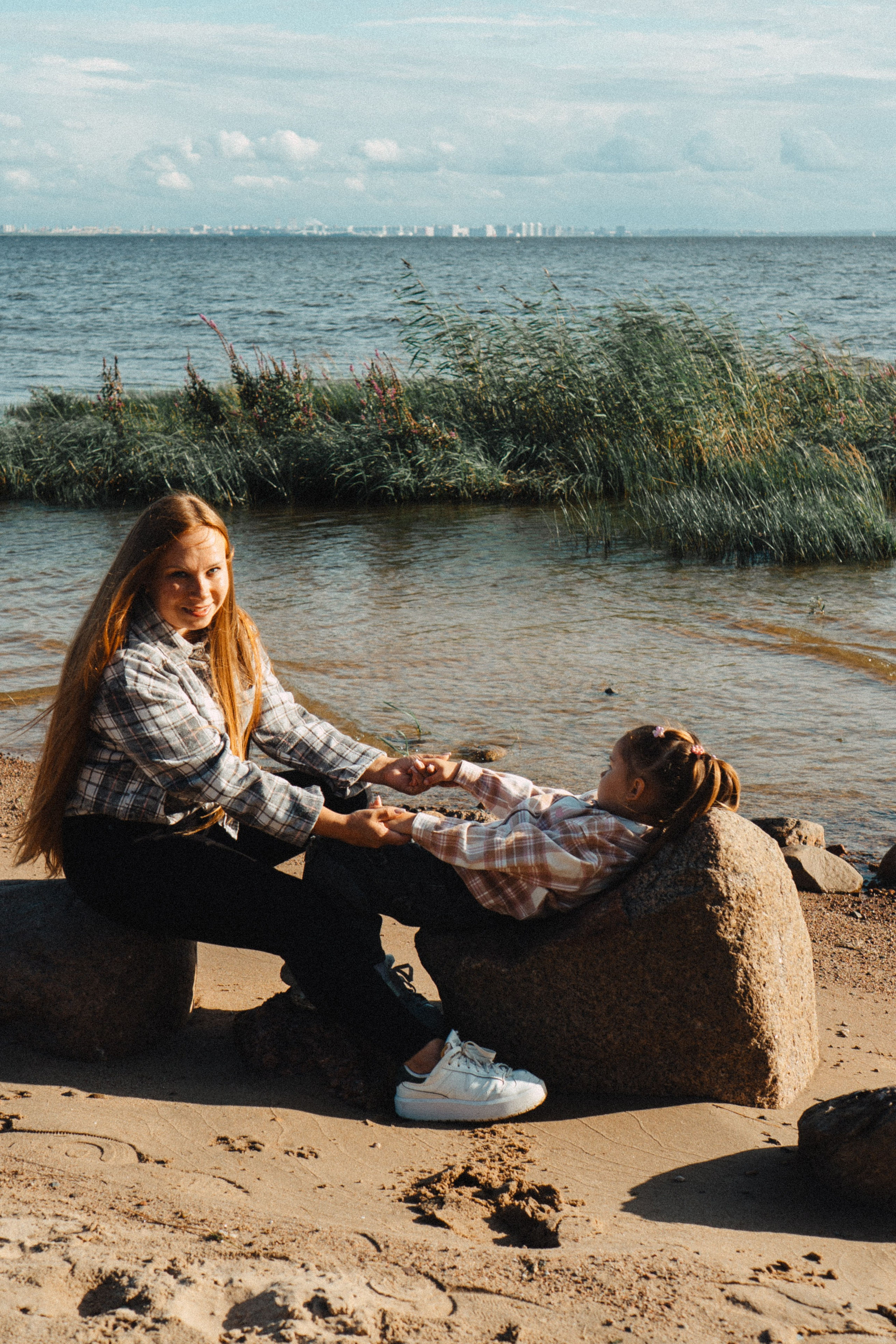 МАМА И ДОЧКА НА ФИНСКОМ ЗАЛИВЕ. Профессиональный фотограф, Санкт-Петербург — Виктория Богомолова