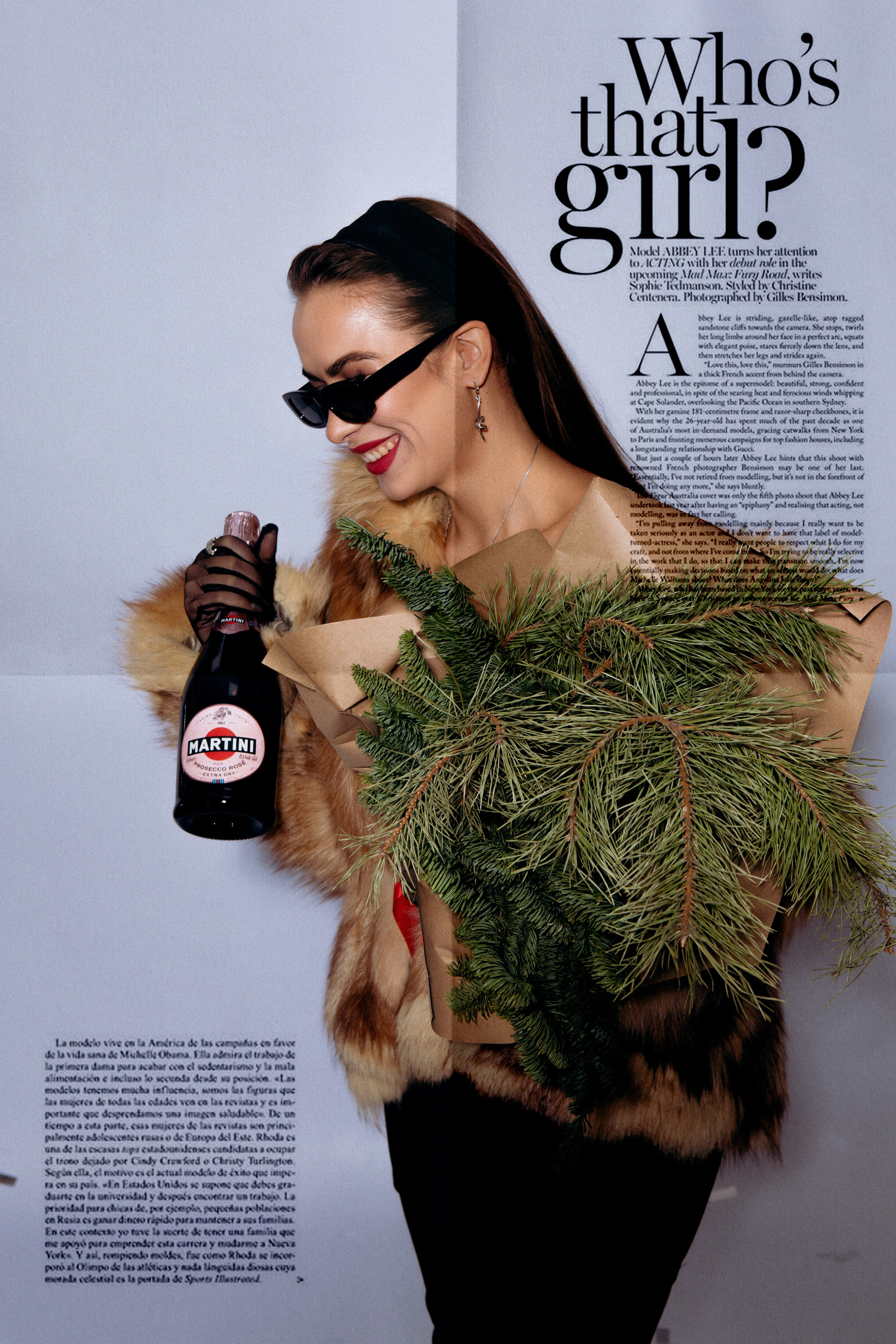 Новогодняя фотосессия в шубе. Портретный фотограф в Иванове Ольга Гуральник