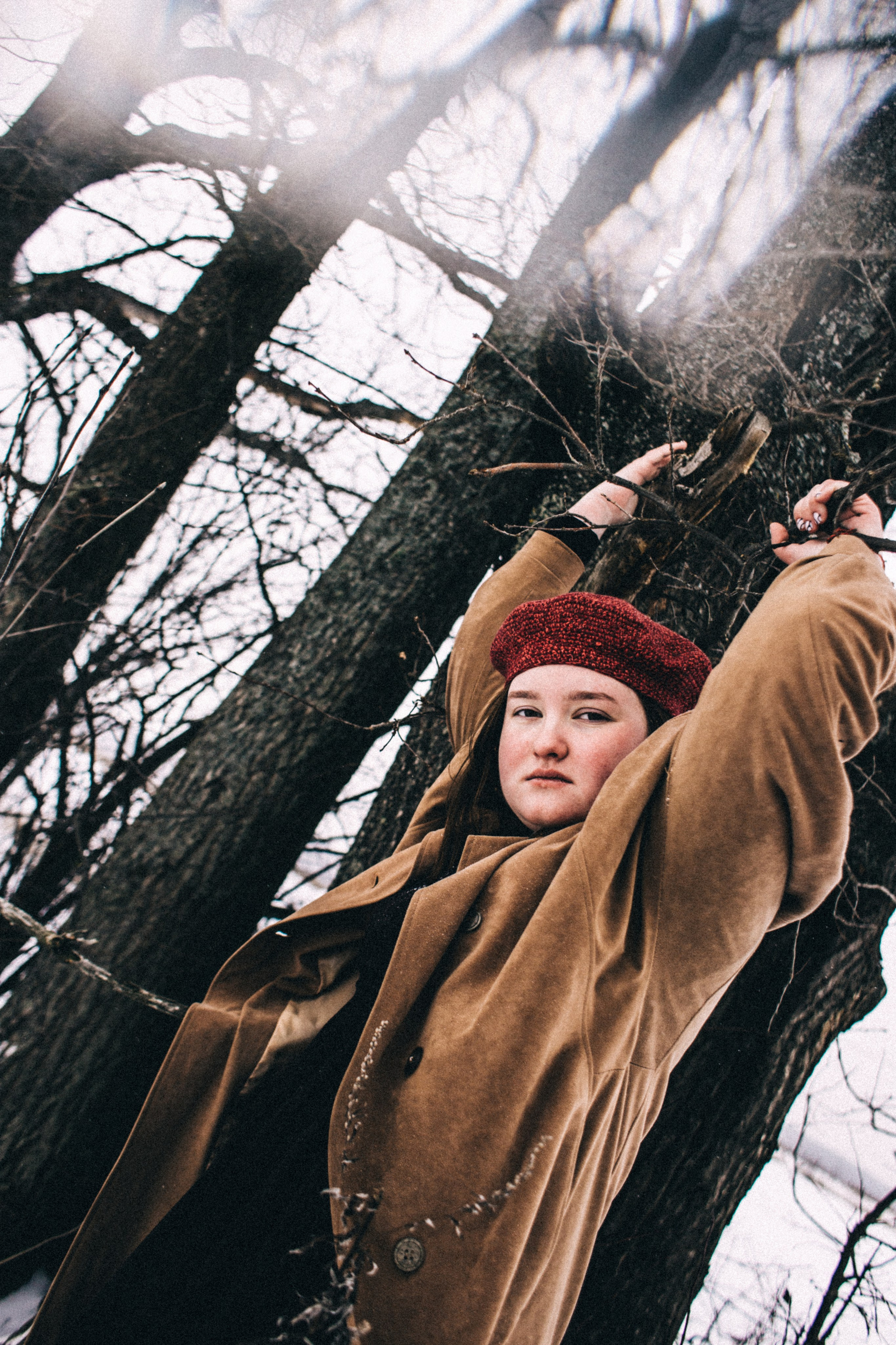 Олеся. Зимнее поле. Фотограф в Нижнем Новгороде