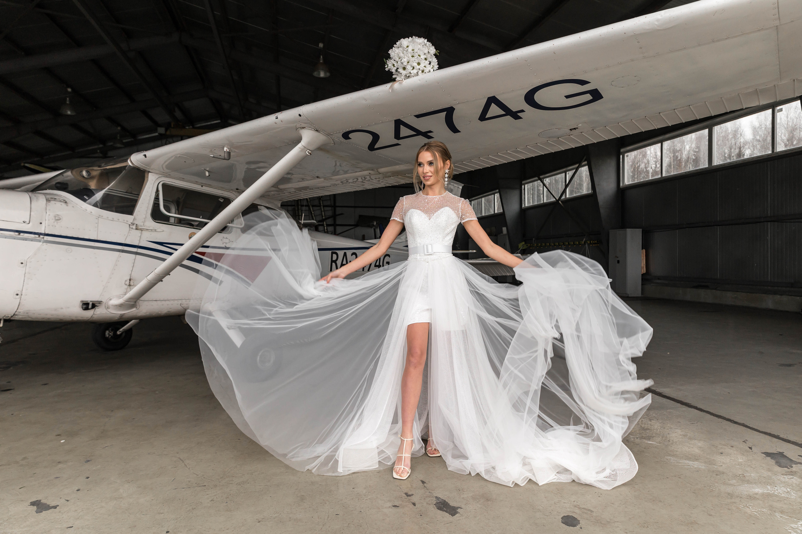 Аэродром. Роман и Виктория. Фотограф свадебный Москва.Серпухов. Андрей Гоев