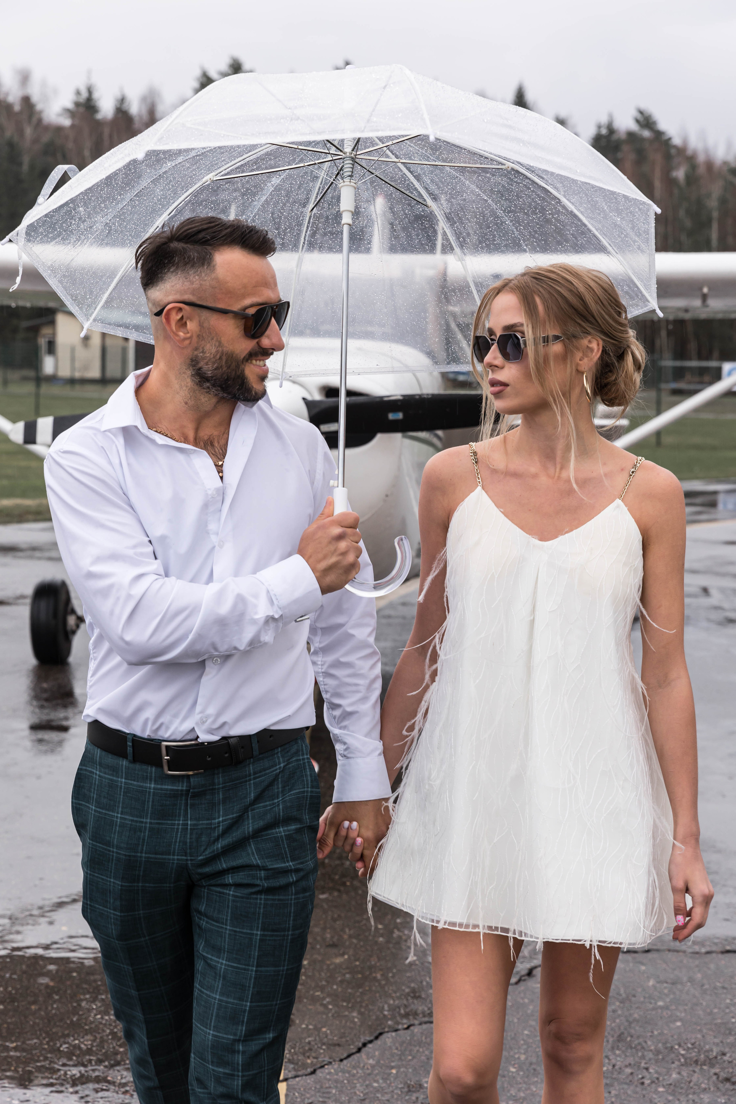 Аэродром. Роман и Виктория. Фотограф свадебный Москва.Серпухов. Андрей Гоев