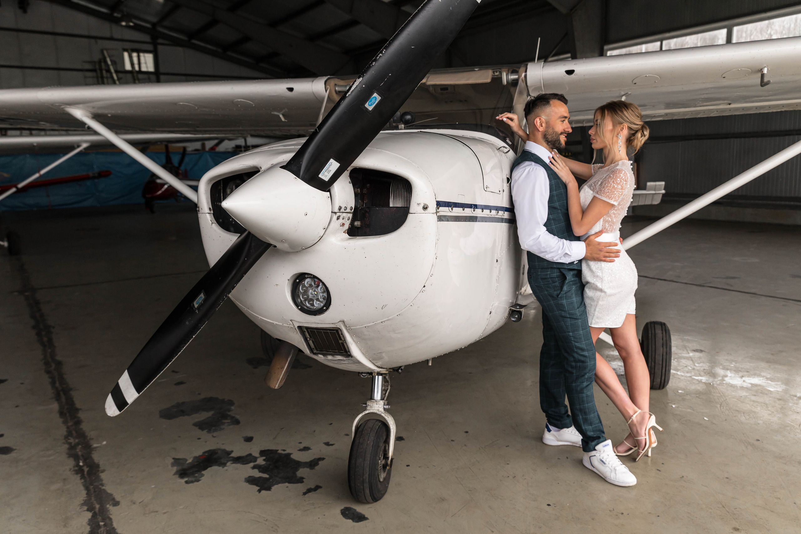 Аэродром. Роман и Виктория. Фотограф свадебный Москва.Серпухов. Андрей Гоев