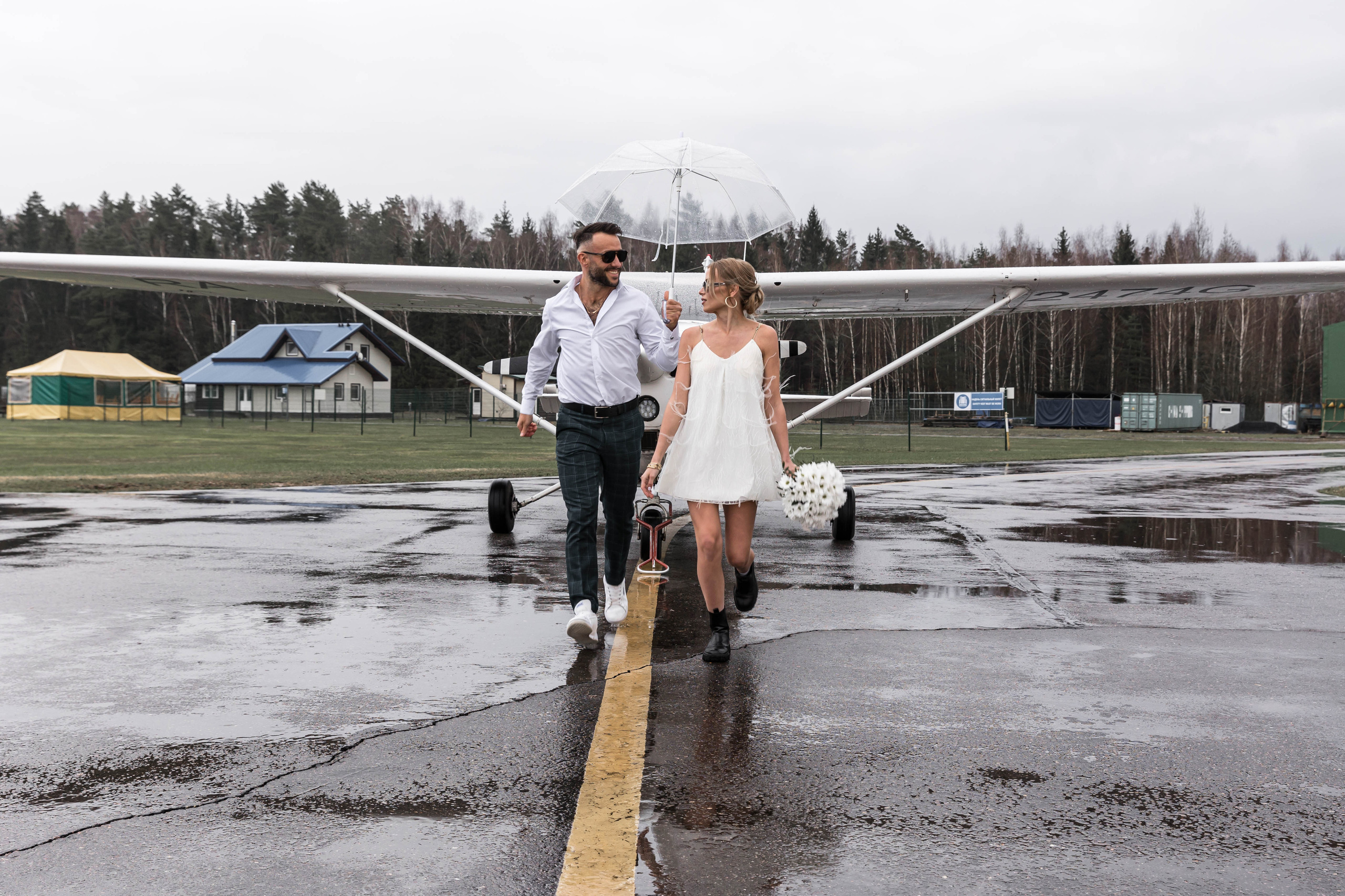 Аэродром. Роман и Виктория. Фотограф свадебный Москва.Серпухов. Андрей Гоев