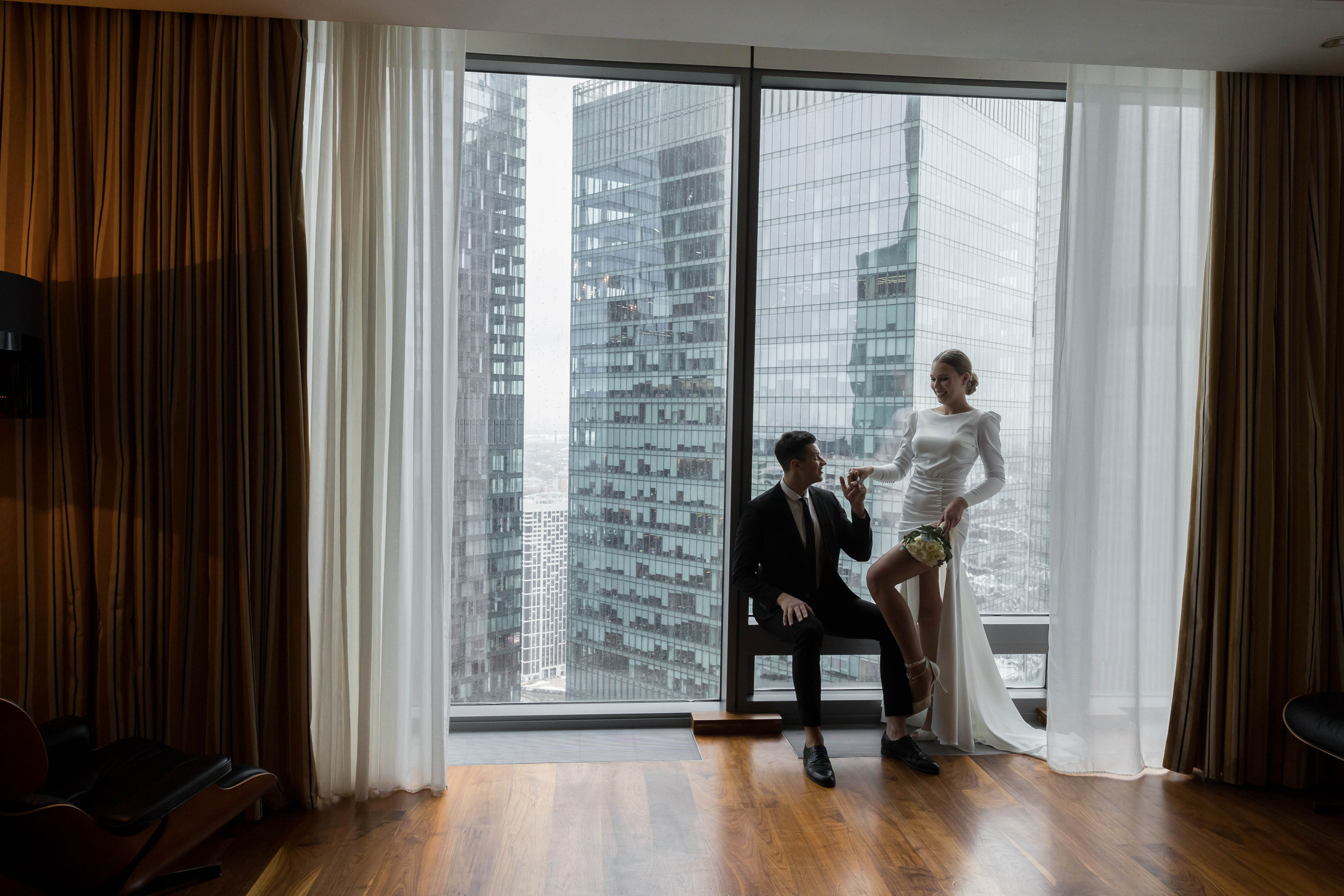 Москва-Сити. Никита и Юля. Фотограф свадебный Москва.Серпухов. Андрей Гоев