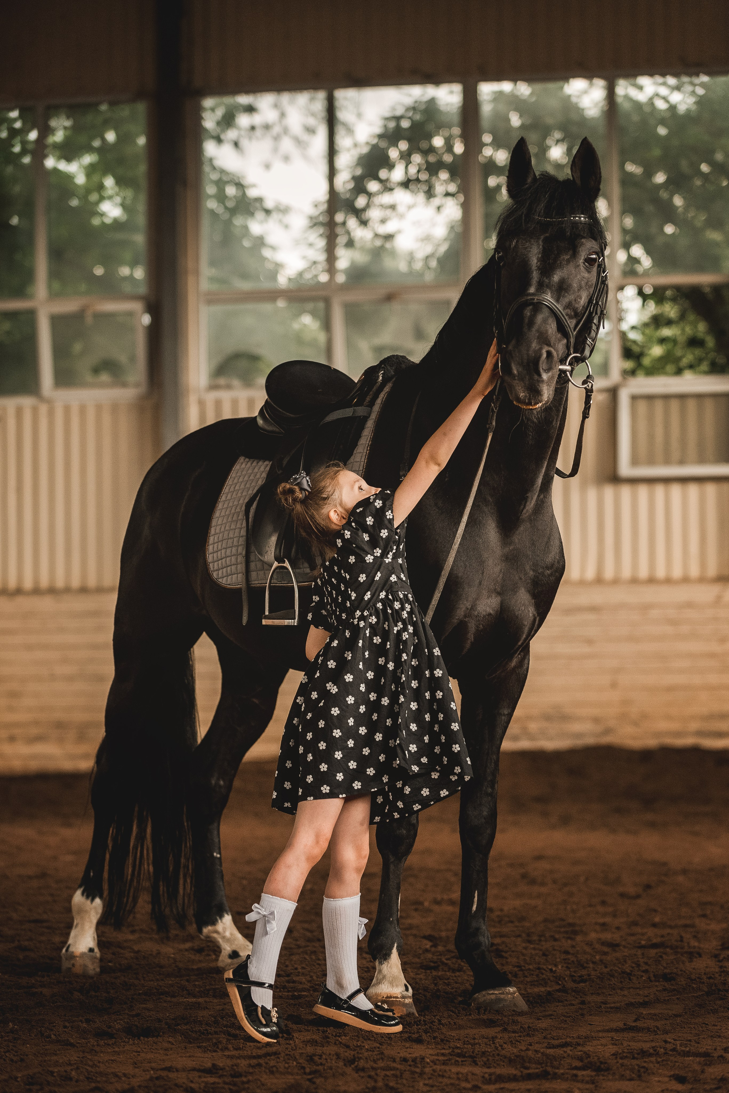 Нано-фотосессия Арины и Доватора. Конный фотограф Куракина Дарья • Фотосессии с лошадьми