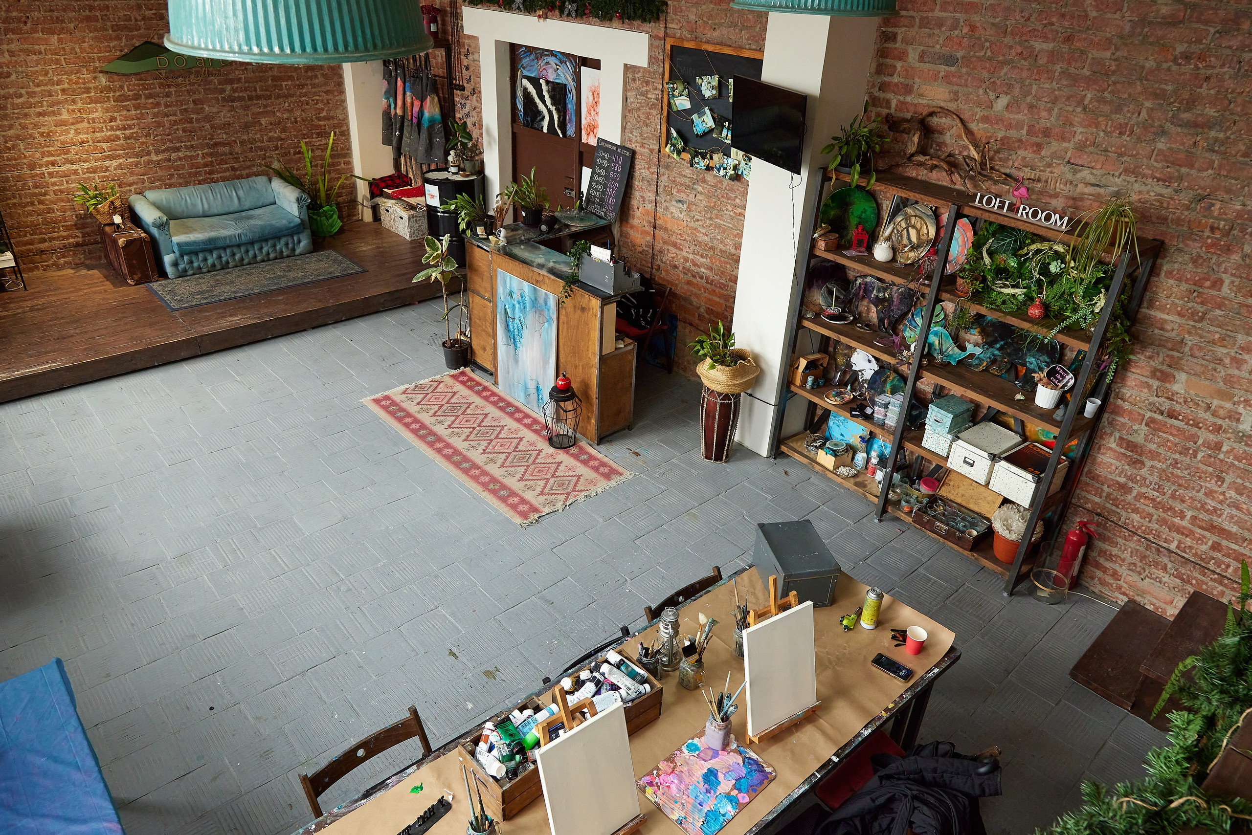 Творческая студия для взрослых Loft room. Фотограф Анастасия Леонтьева Санкт-Петербург