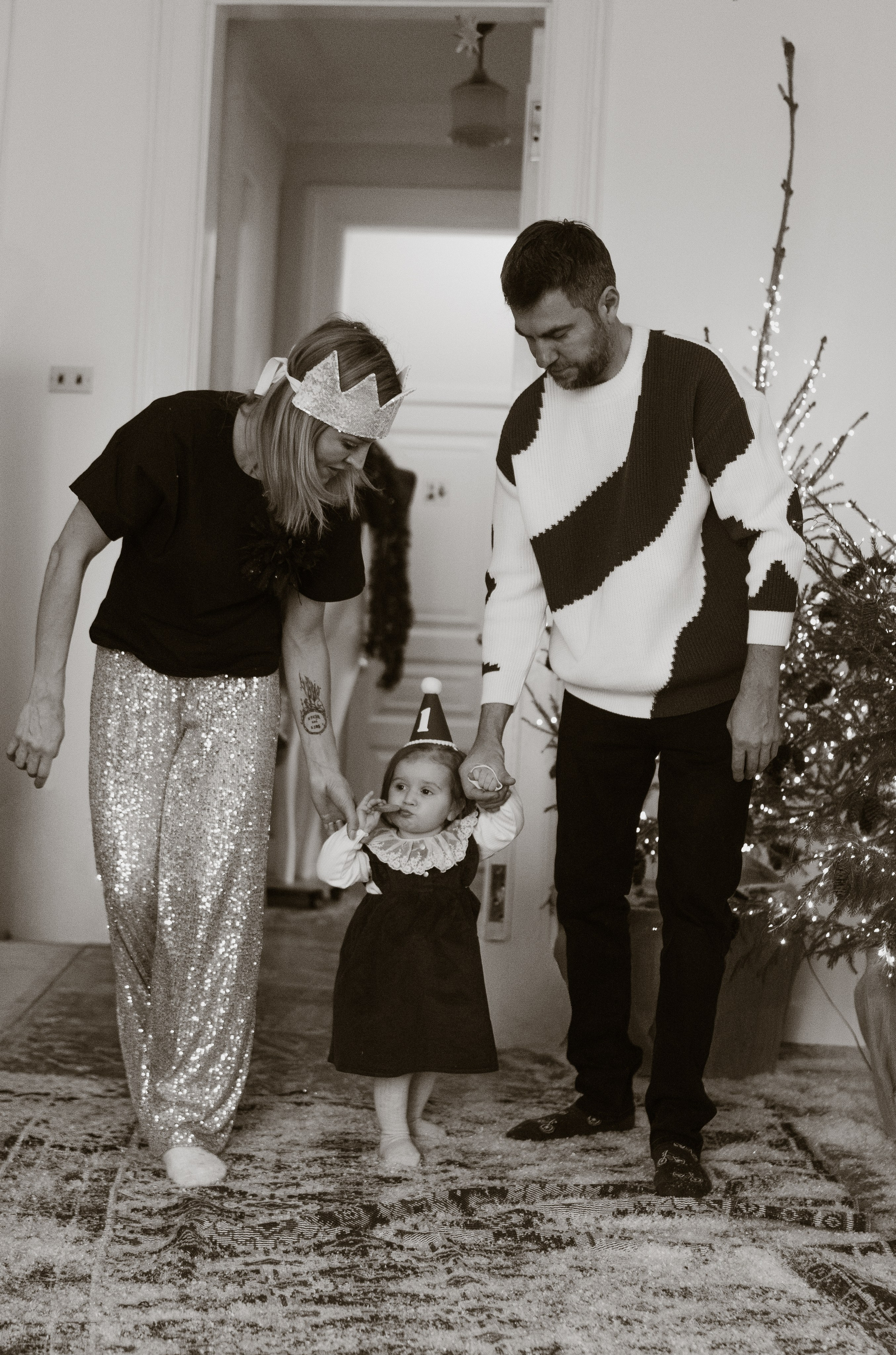 Годик или Ретро Новый год. Семейный, ньюборн фотограф, фотограф на роды в Москве, Виктория Тюльдюкова