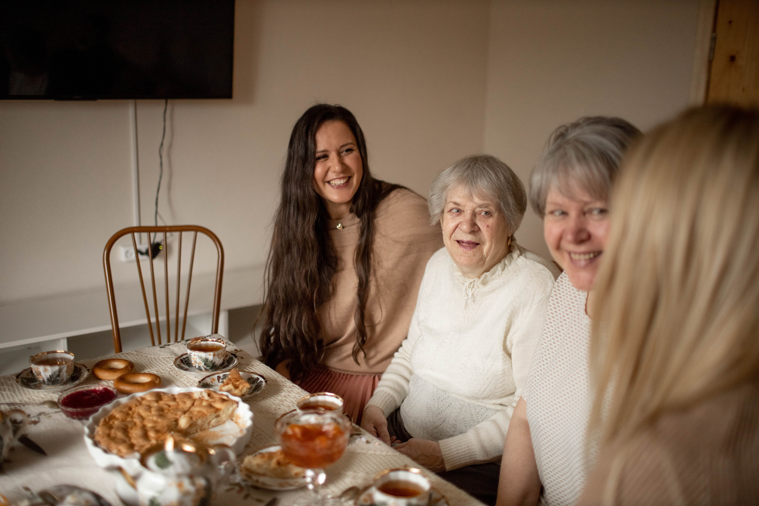 Съёмка домашних посиделок у Элины. Детский и семейный фотограф в Твери Ольга Крестьянинова