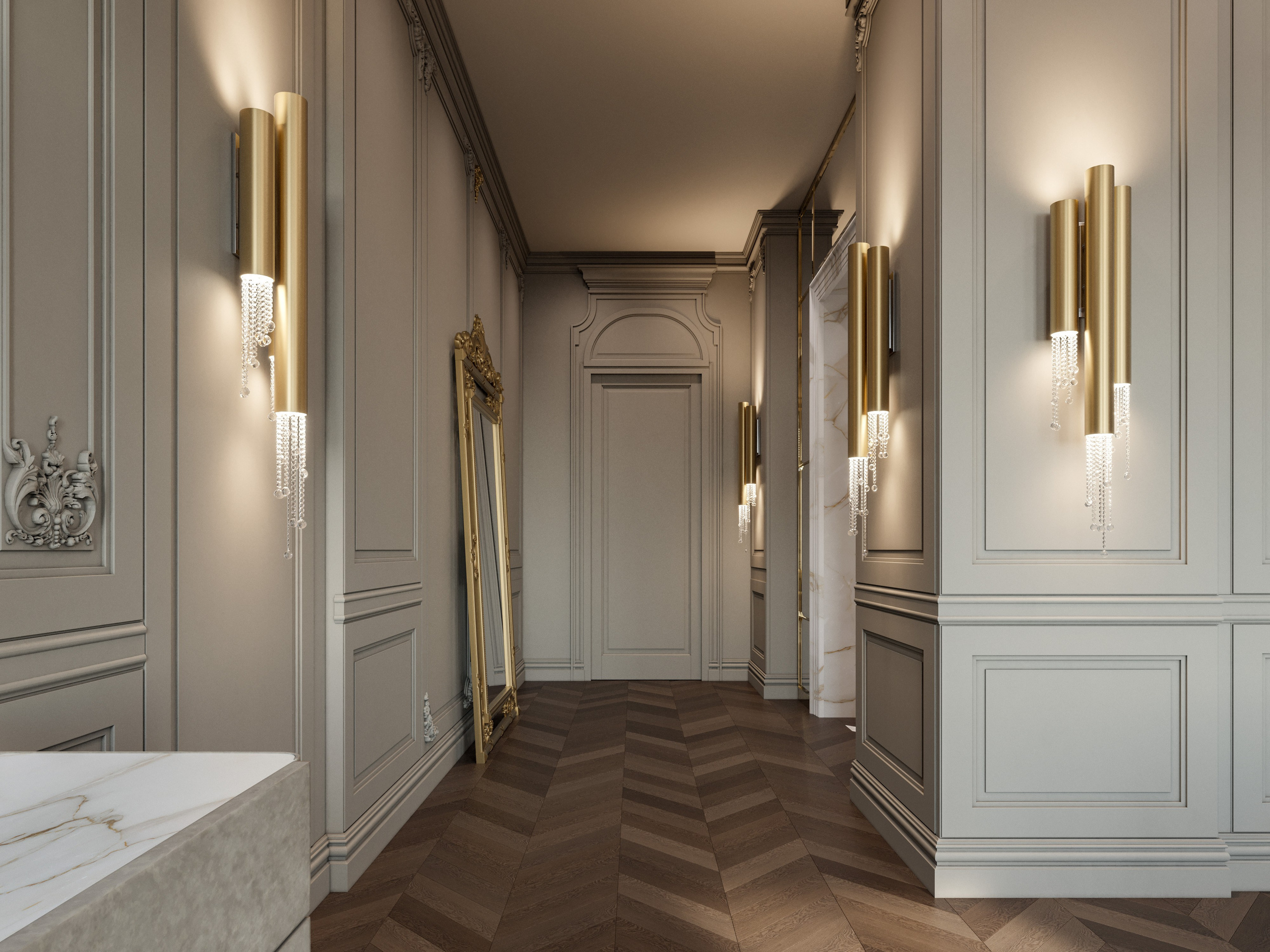 Классика и Современность: 3D Визуализации Особняка с Высокими Потолками. Визуализатор интерьера в Москве | Брагин Кирилл