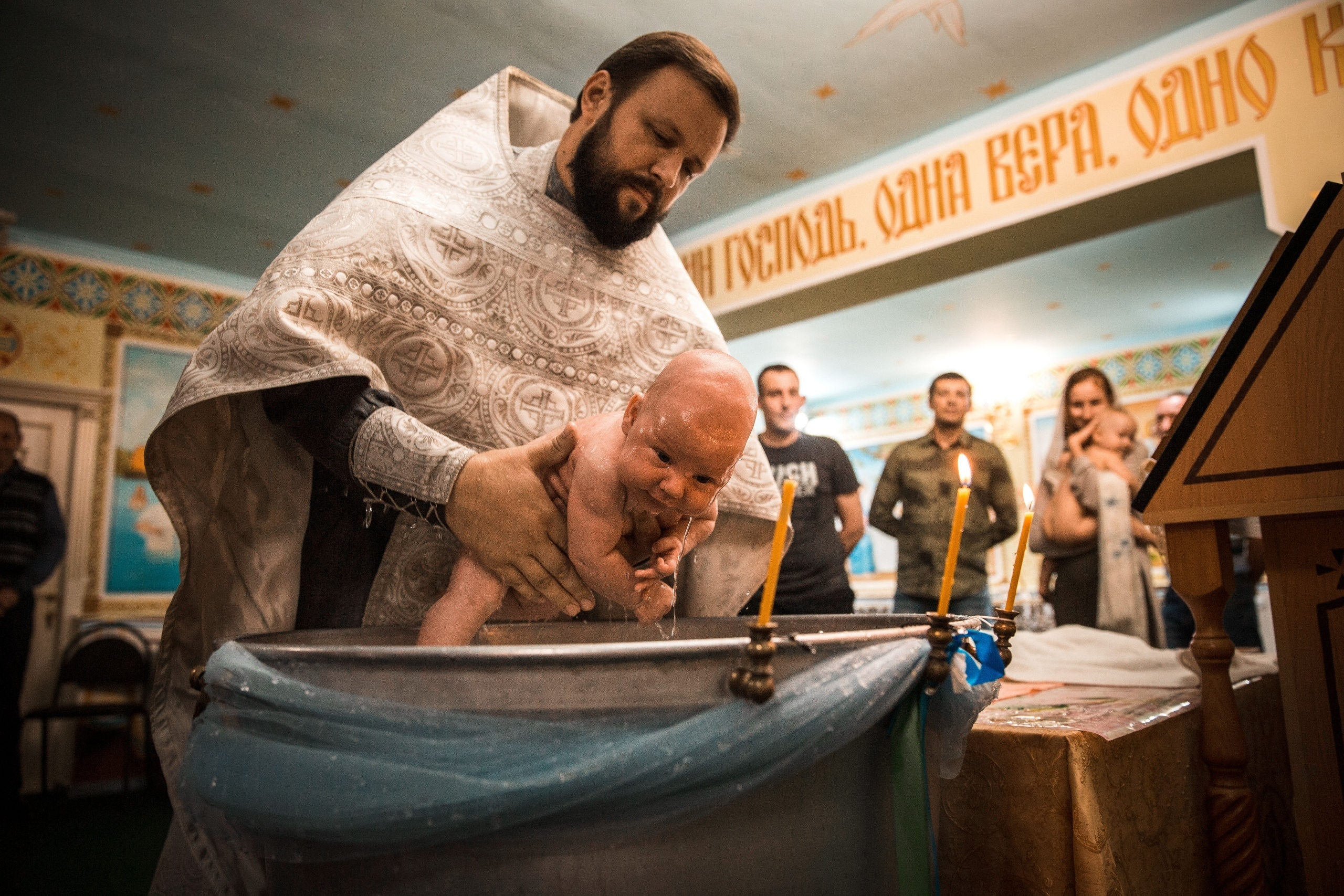 Крещение Кирилла. Свадебный, семейный и детский фотограф в Алексеевке Анастасия Ковальчу