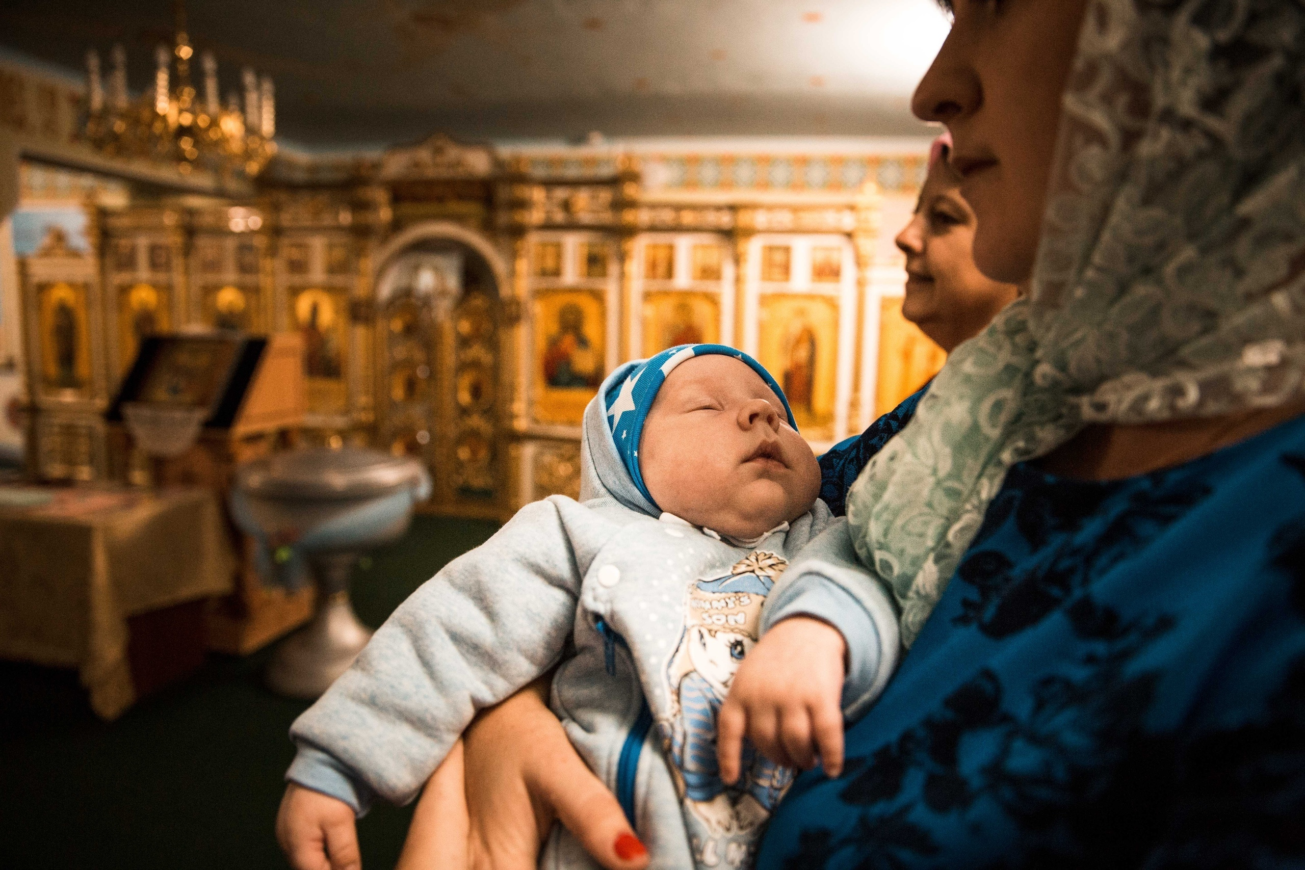 Крещение Кирилла. Свадебный, семейный и детский фотограф в Алексеевке Анастасия Ковальчу