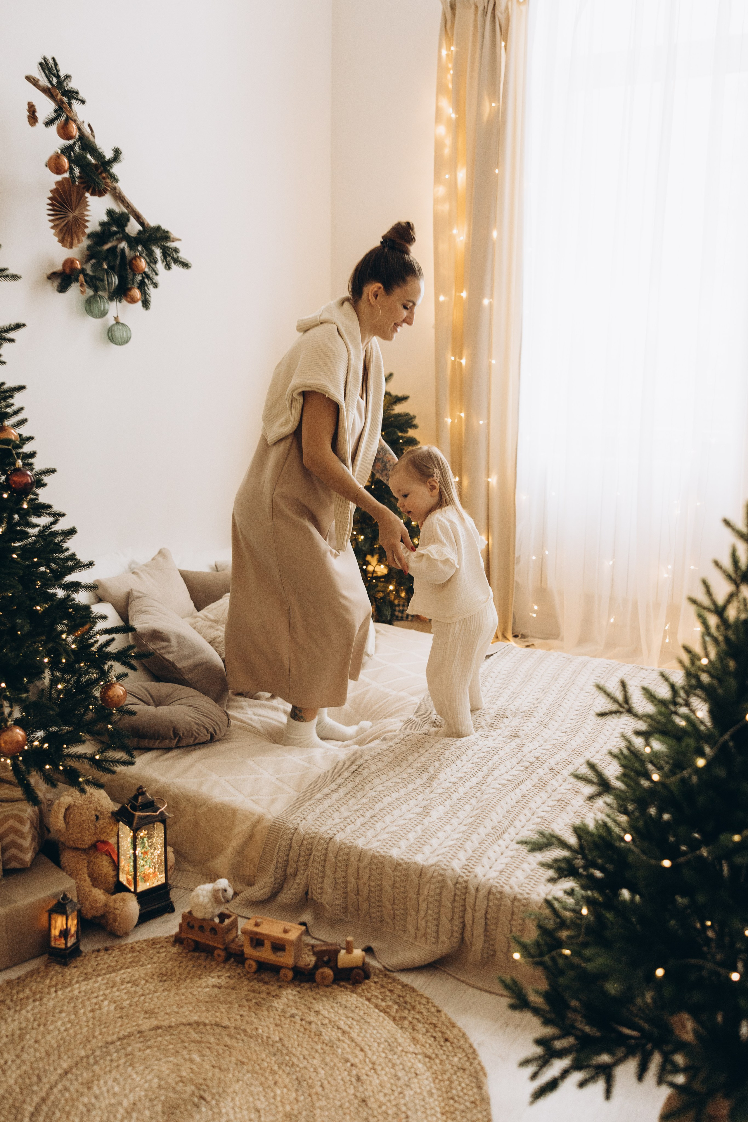 Ольга и Мирослава НГ. Семейный фотограф в Москве Виктория Ястребинская