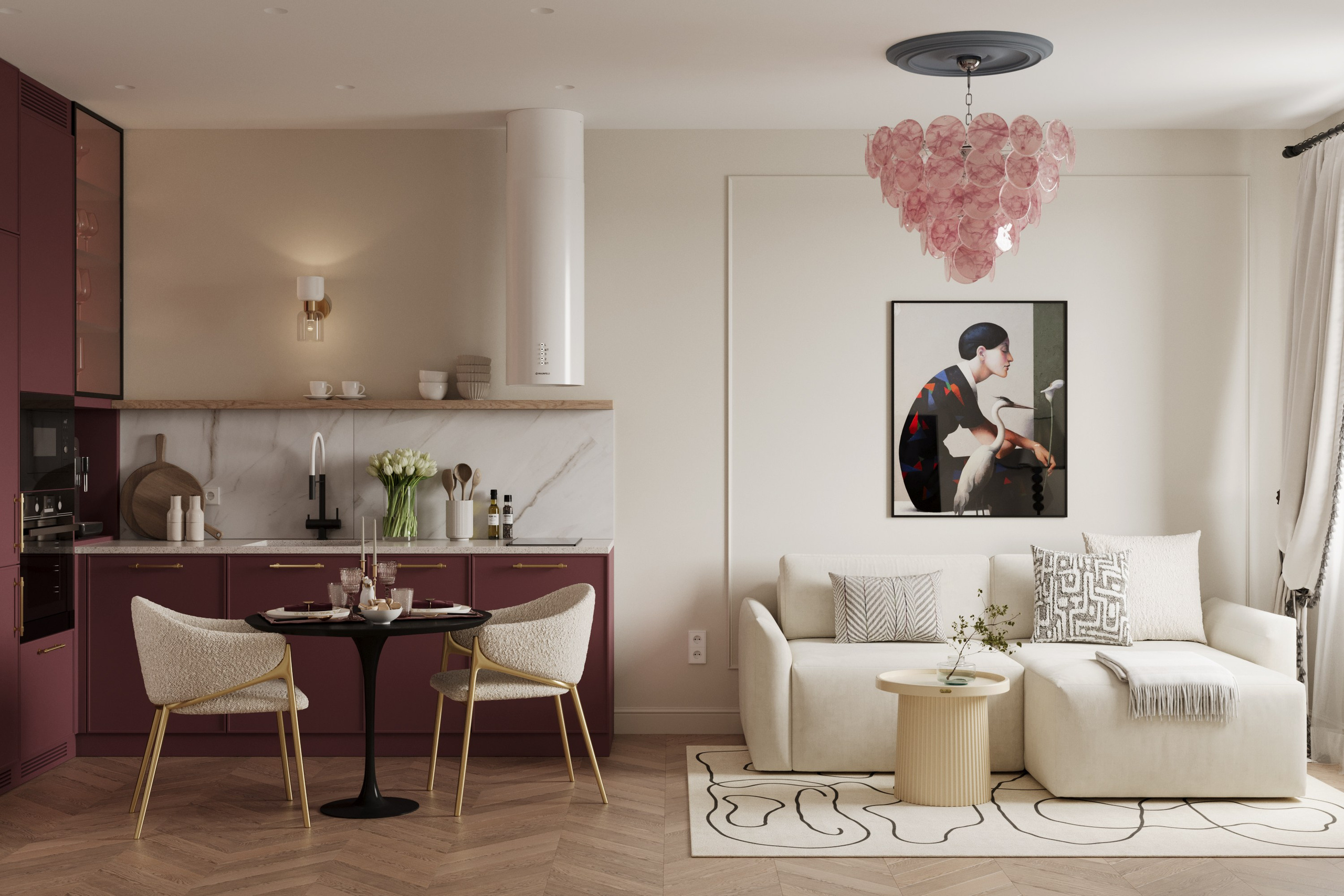 Красивая однушка 37 м² под сдачу в аренду