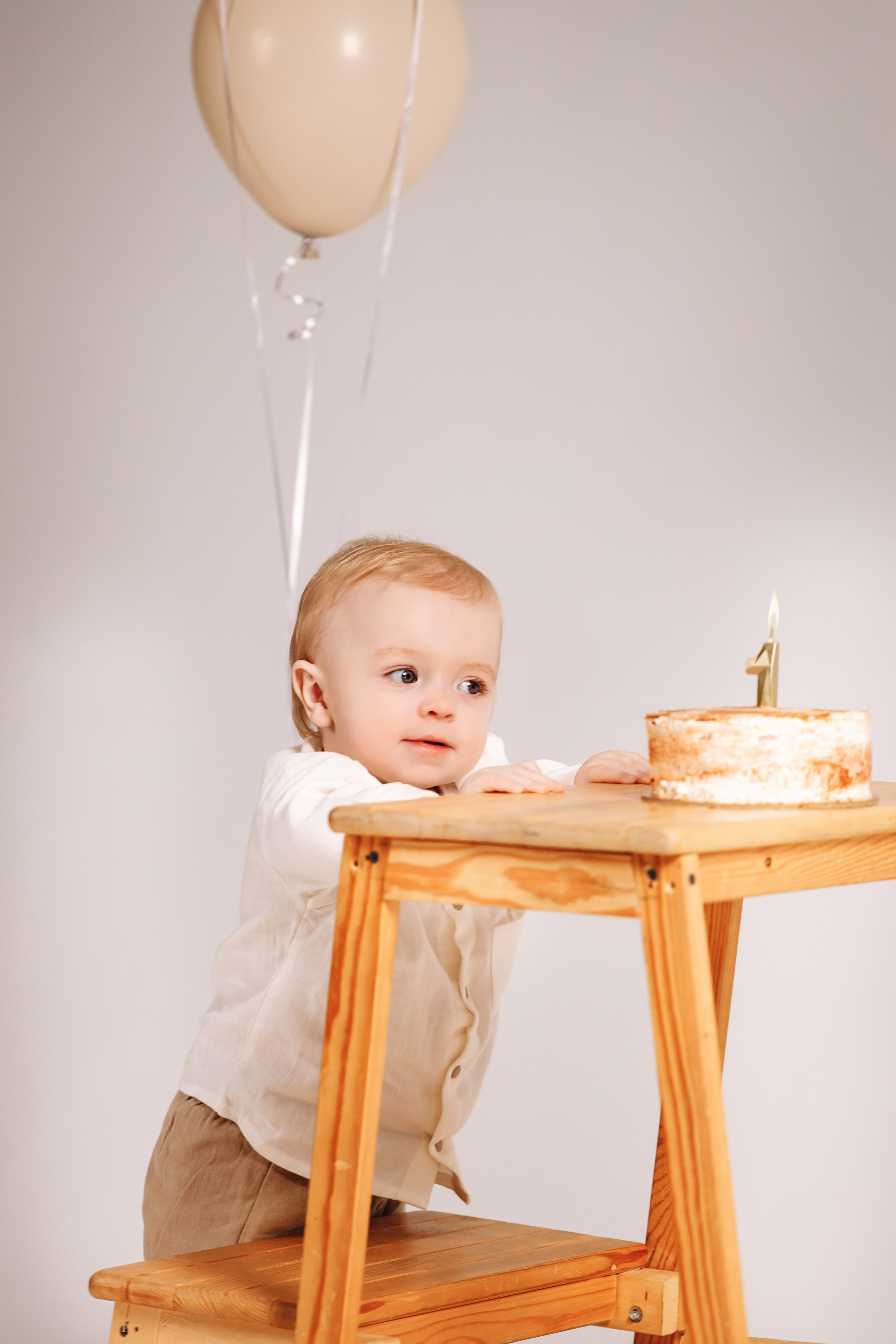 Фотосессия в студии 1 год. Свадебный и семейный фотограф в Краснодарском крае Мария Данилкина