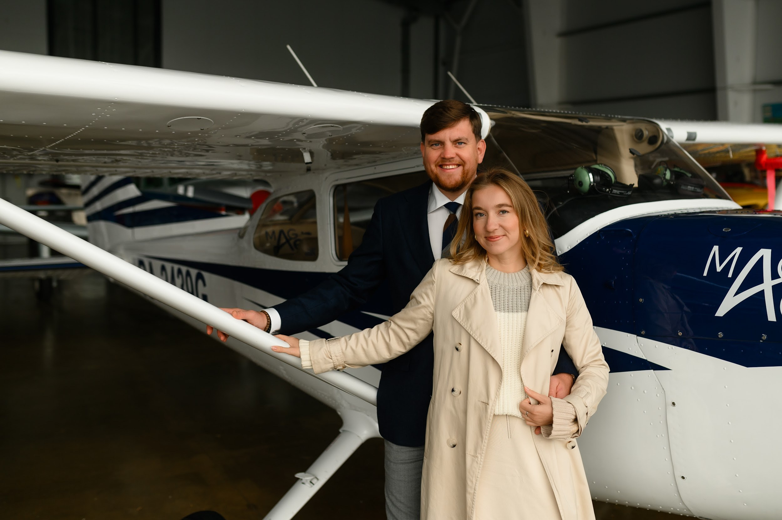 Love-story. Самолёт. Фотограф Марина Росси