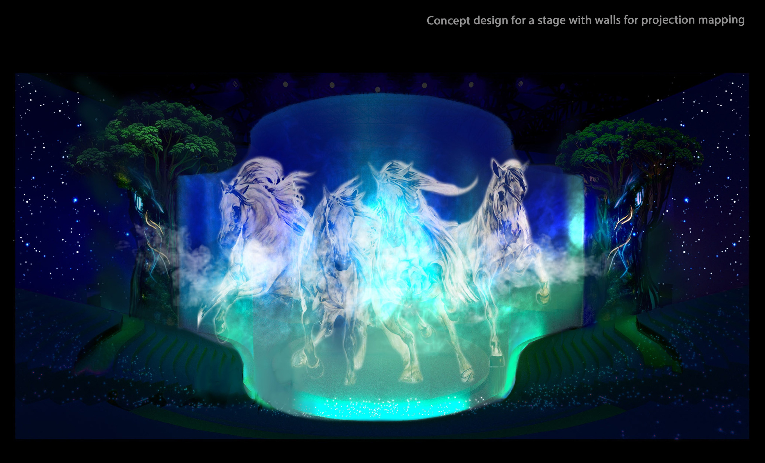 STAGE DESIGN. Munina Dina. Set design portfolio