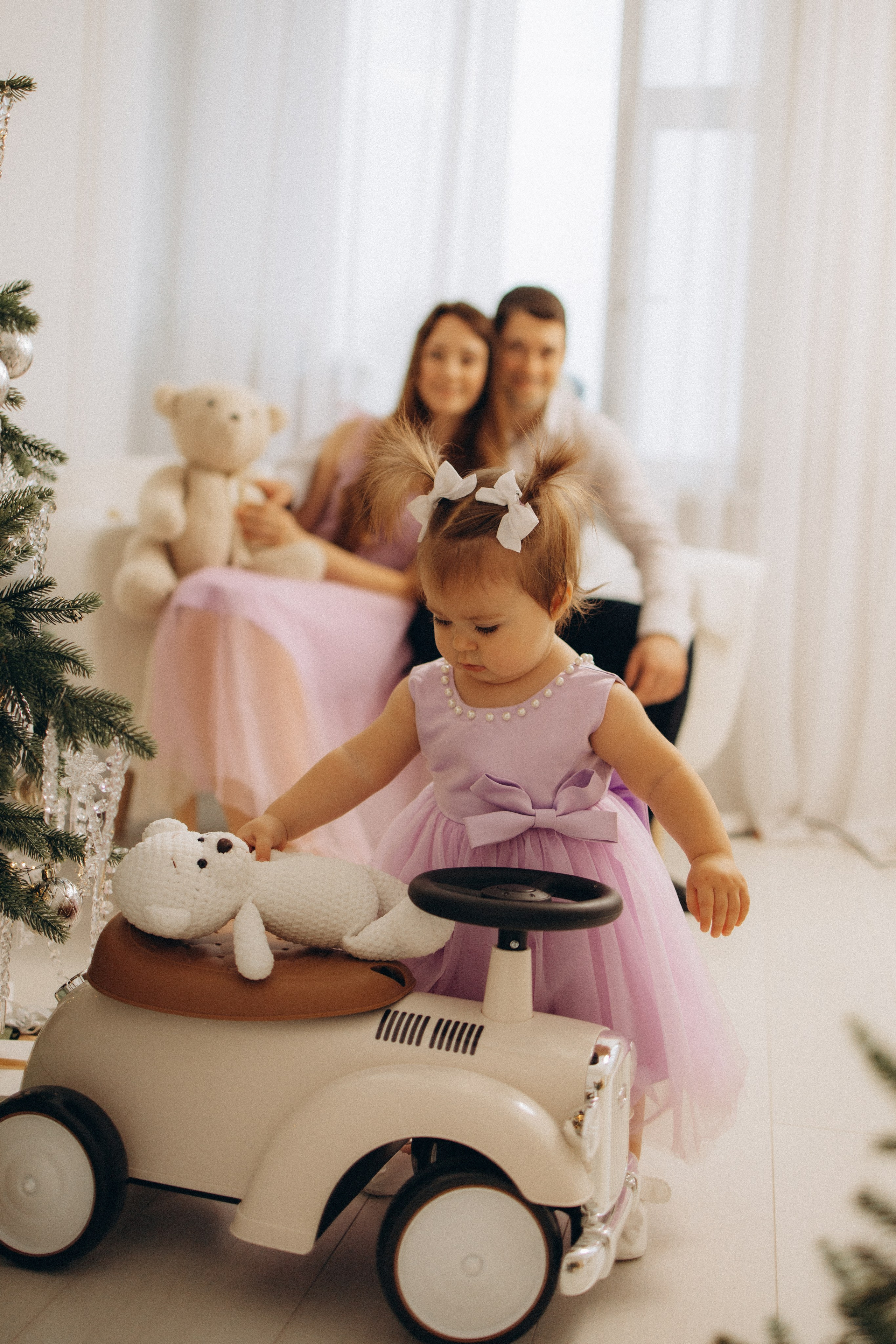 Новый год маленькой Анечки. Семейный фотограф в Москве Анастасия Шалда
