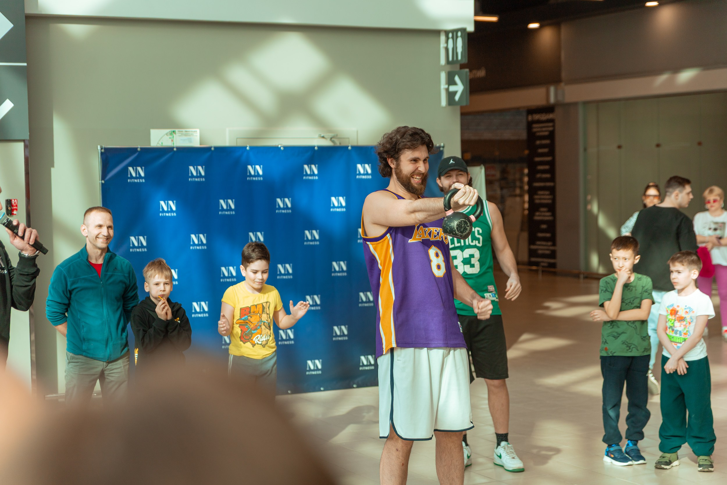 День рождения фитнес зала NN fitnes. Фотограф Тюмень