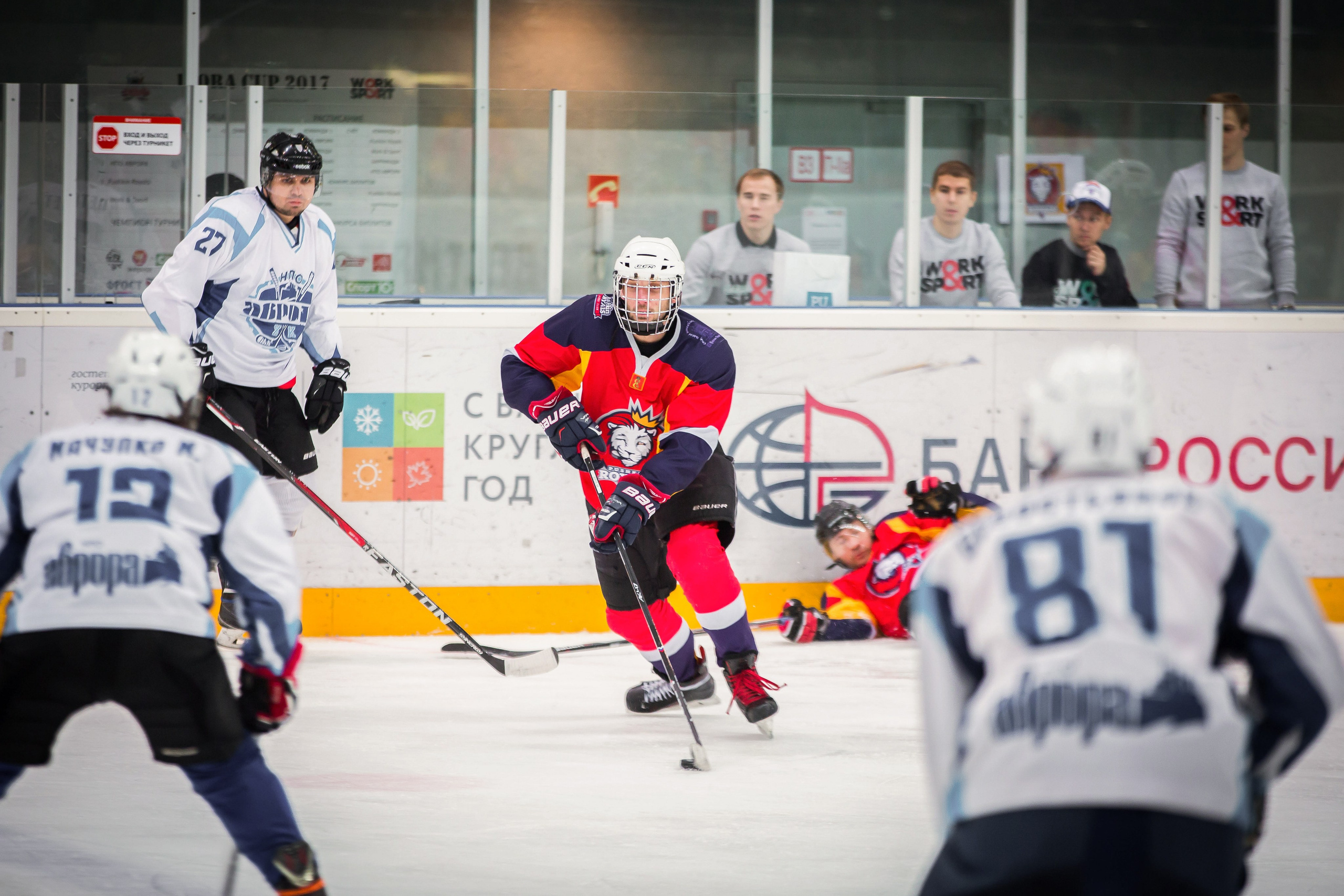 Хоккей для «Work&Sport». Снимаю съемки