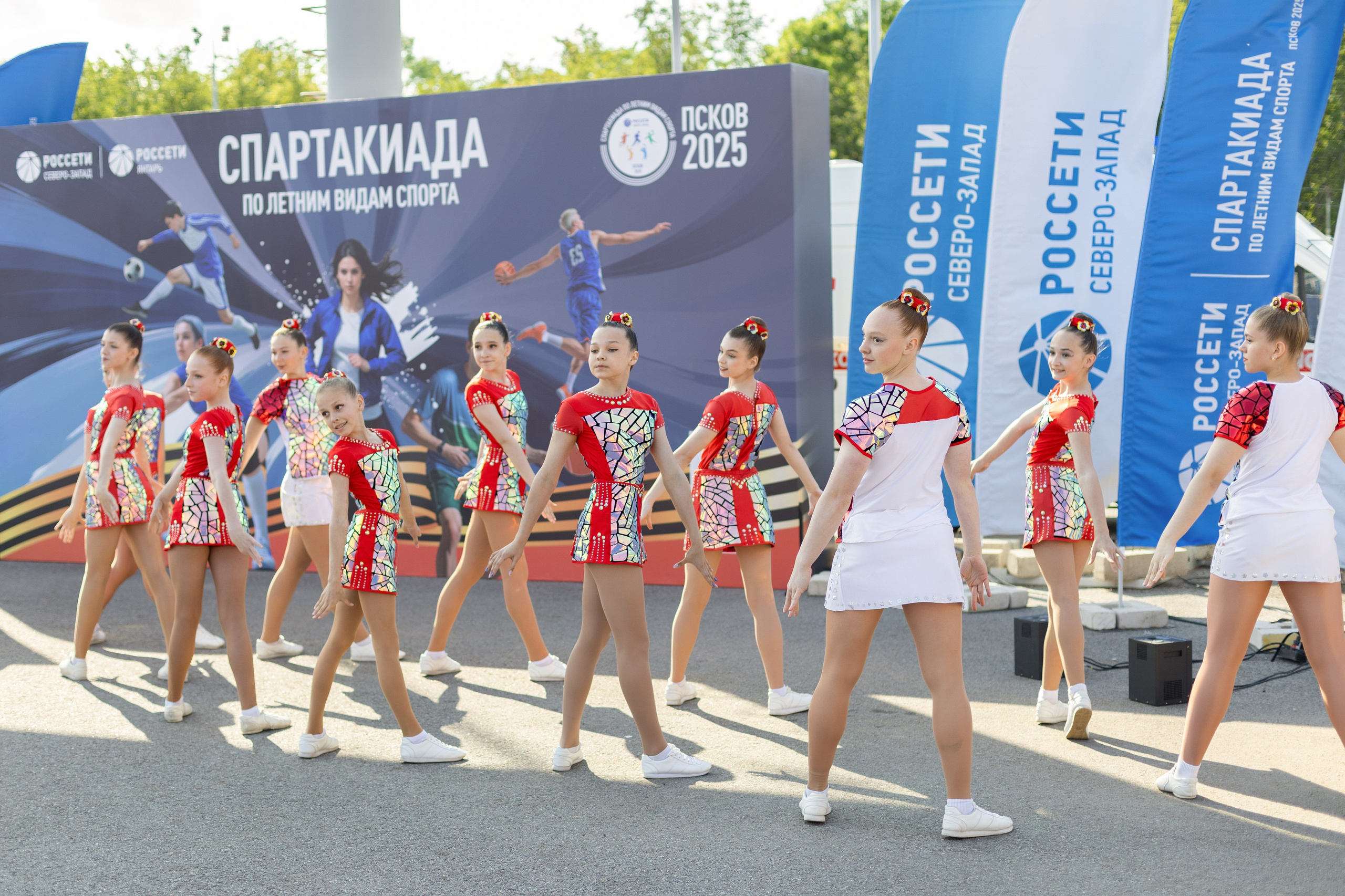 Летняя спартакиада «Росссети». Снимаю съемки