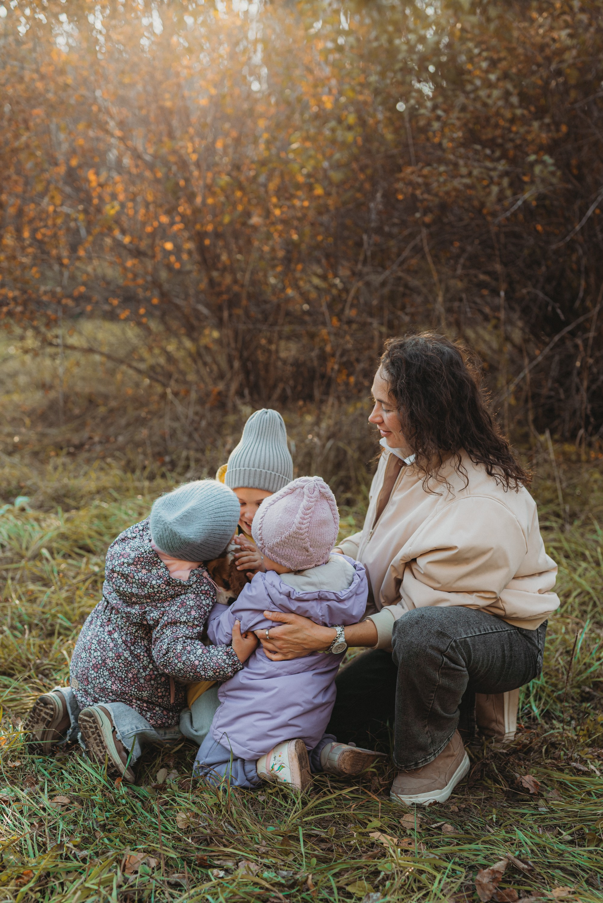 Прогулка в парке им. Синягина. Семейный и детский фотограф в Новосибирске и Краснообске — Анна Ким