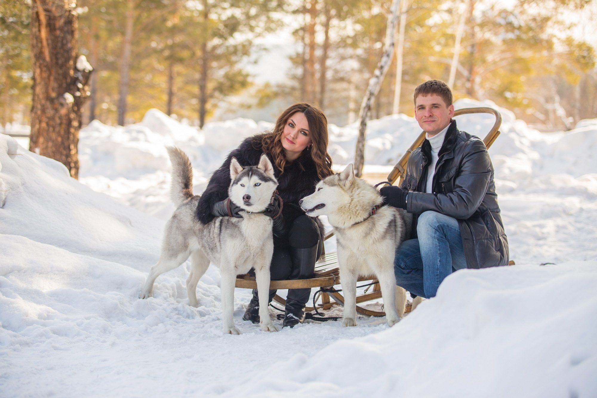 Фотосессия с хаски Иркутск. Фотограф видеограф Иркутск фото видео студия Алексея Марамзина