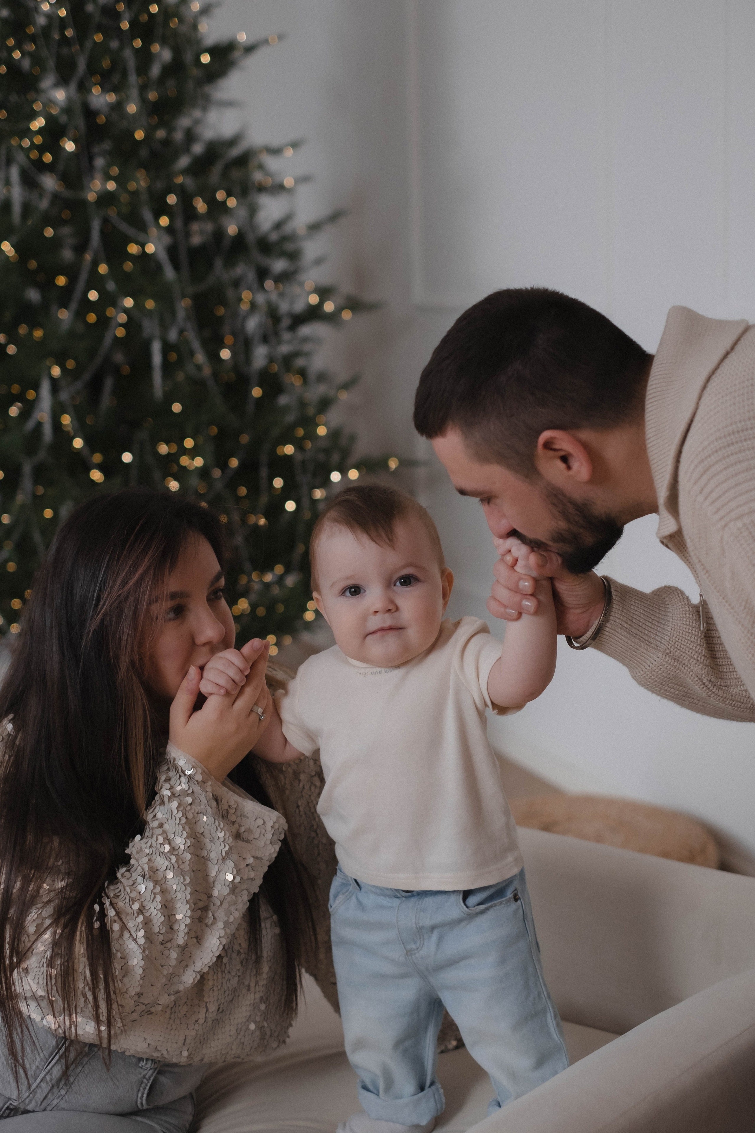 Лева + Леша + Александра новогодняя. Свадебный и семейный фотограф г. Волгоград Биленко Ангелина