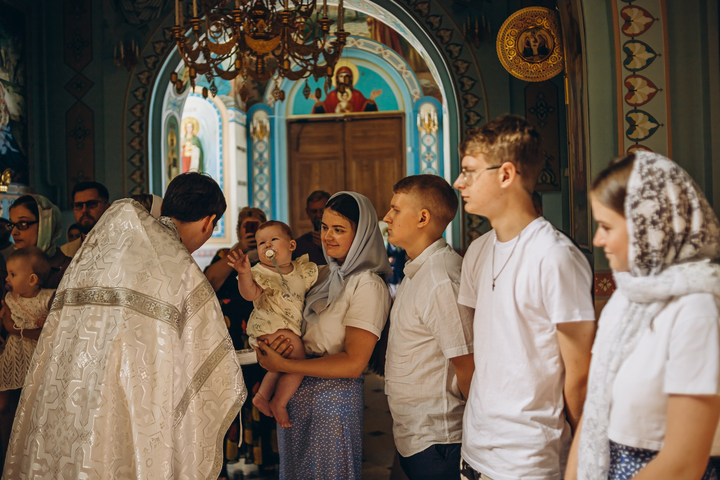 Крещение Надежды. Семейный фотограф в Волгодонске Краченцева Анна